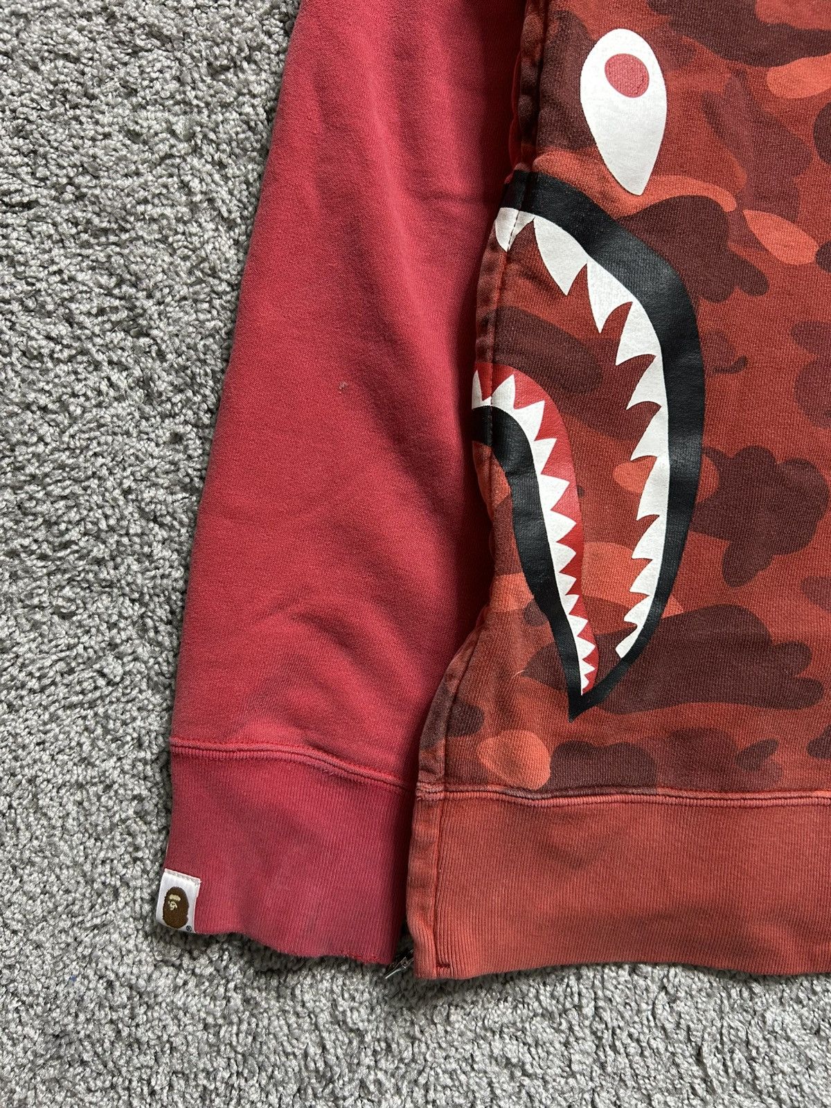 Other Bape Shark Wide Side Zip Camo Pullover Hoodie WGM Size US L / EU 52-54 / 3 - 11 Thumbnail