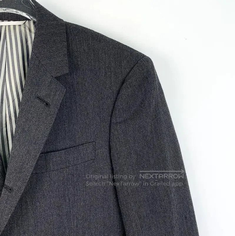 Thom Browne Thom Browne Men's Dark Gray Wool Blazer . Size US S / EU 44-46 / 1 - 2 Thumbnail