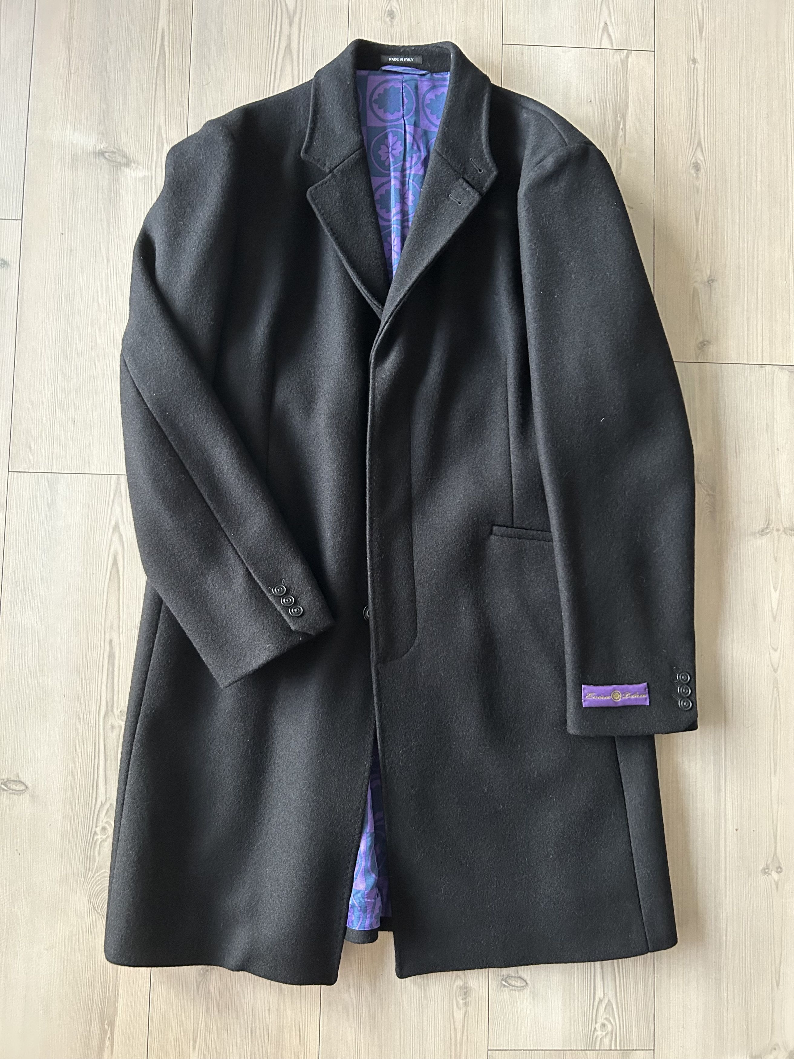Evisu Evisu Deluxe Special Edition Wool Coat – Made in Italy. Size US L / EU 52-54 / 3 - 1 Thumbnail