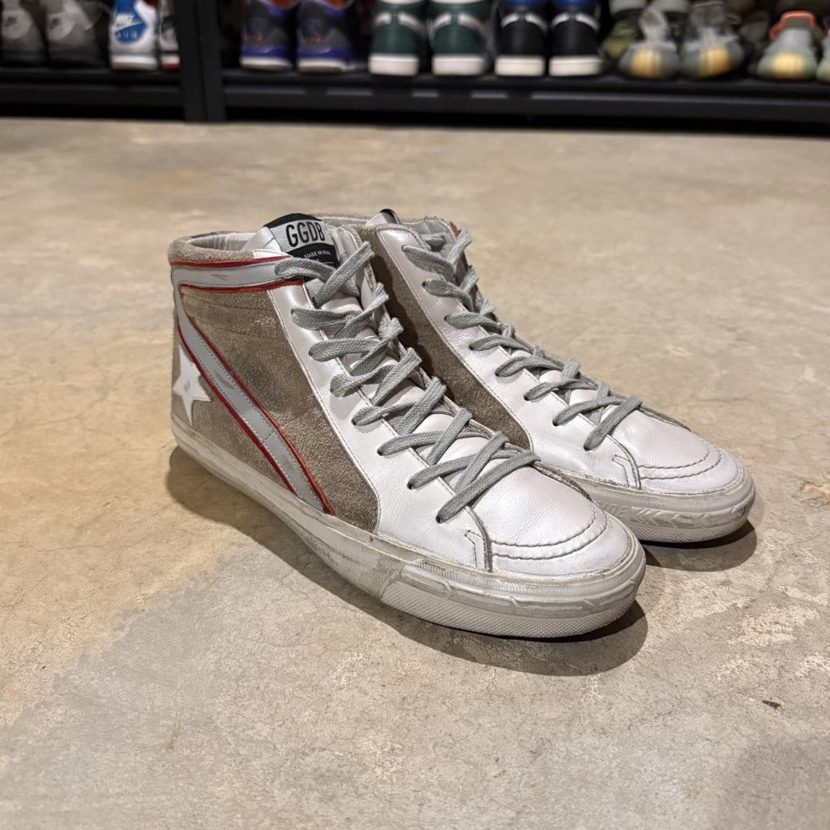 Golden Goose Golden Goose Slide Distressed Suede Sneakers US 8 Size US 8 / EU 41 - 10 Thumbnail