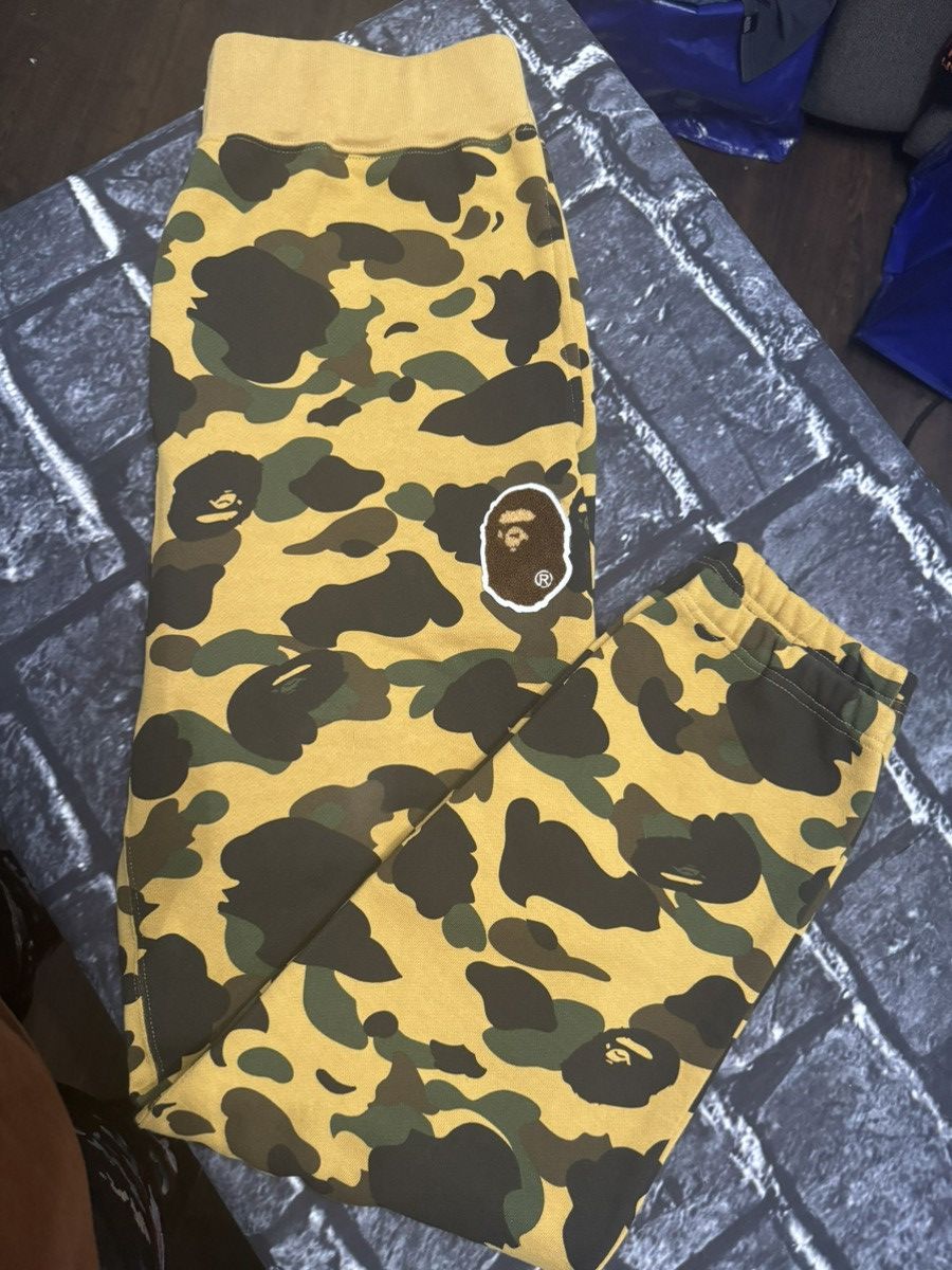 Bape 1st Camo Ape Head Patched Sweat Pants Size US 42 / EU 58 - 1 Thumbnail