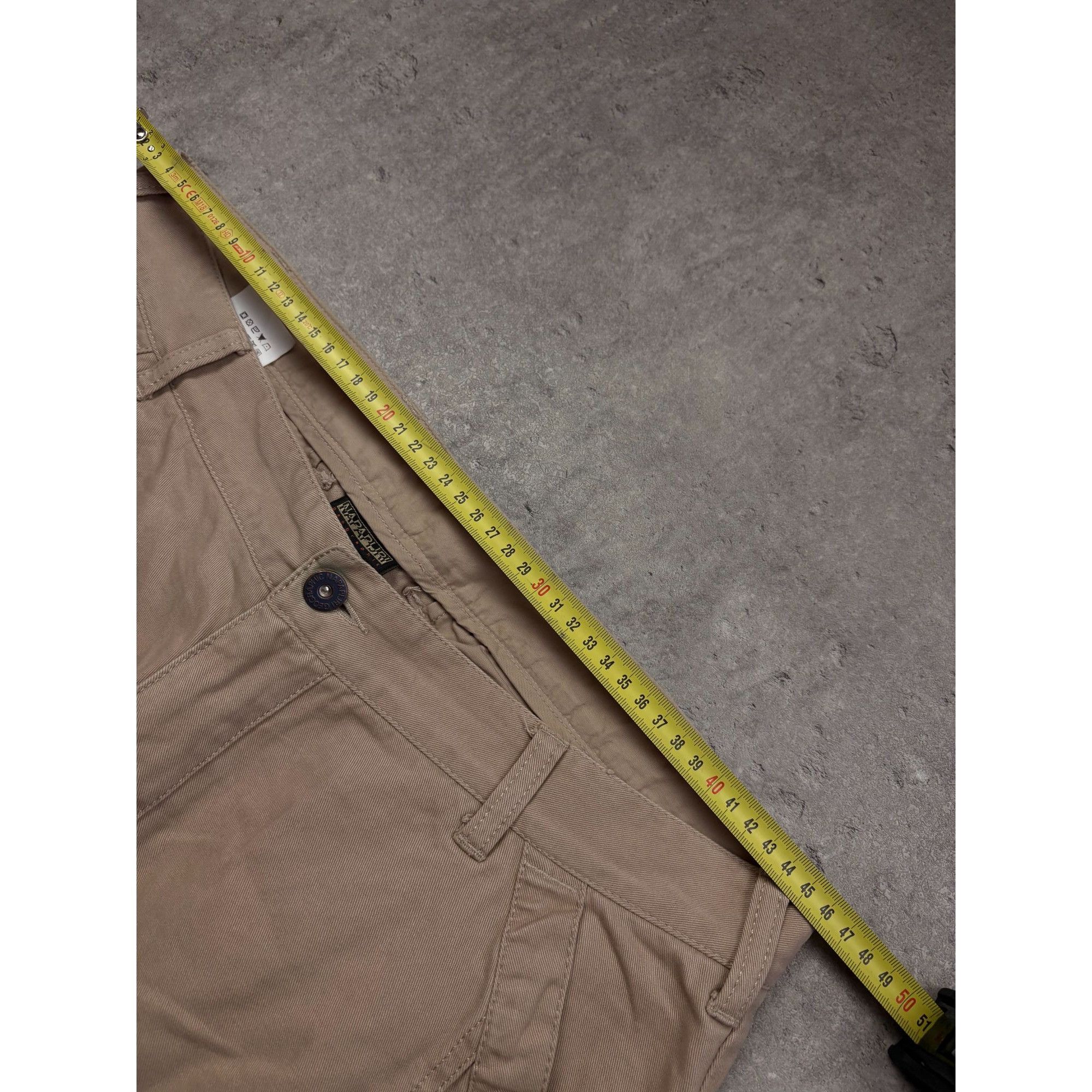 Napapijri NAPAPIJRI Men’s Cargo Pants Size W36 Beige Khaki Military Ta Size US 36 / EU 52 - 14 Thumbnail