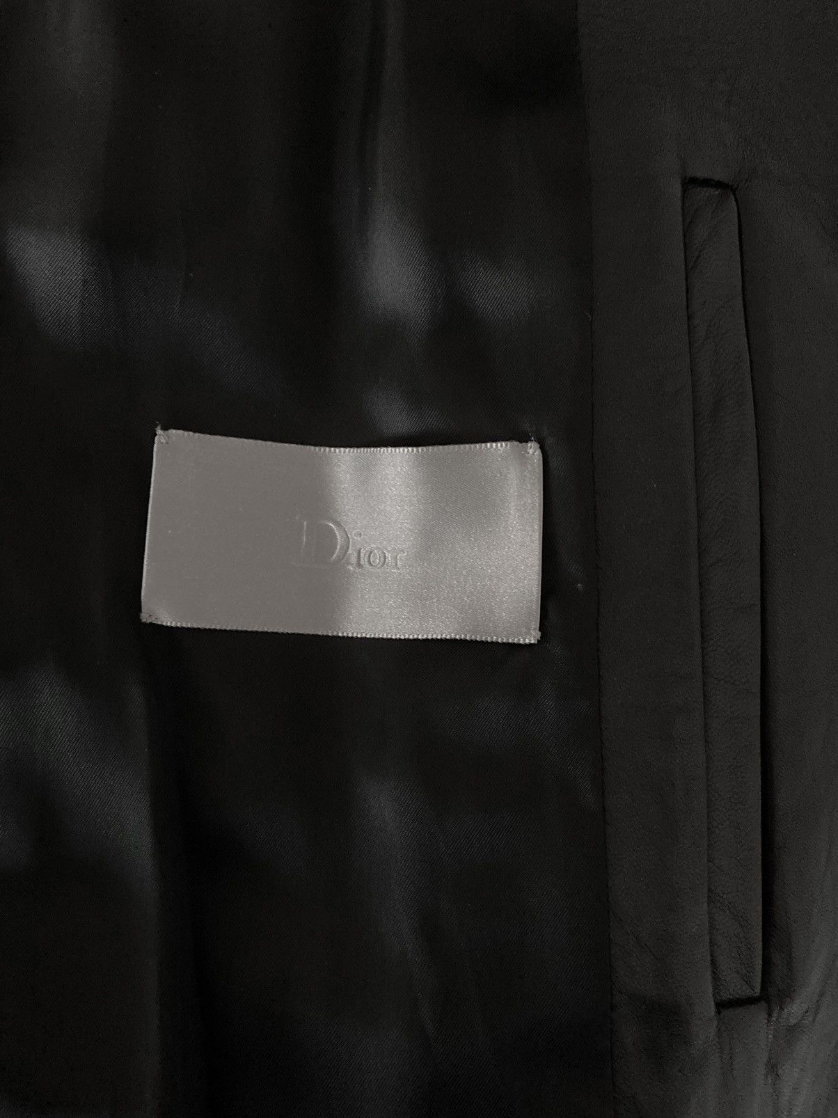 Dior × Hedi Slimane A/W 2002 “Reflexion” Padded Lambskin Coat Size US L / EU 52-54 / 3 - 14 Thumbnail