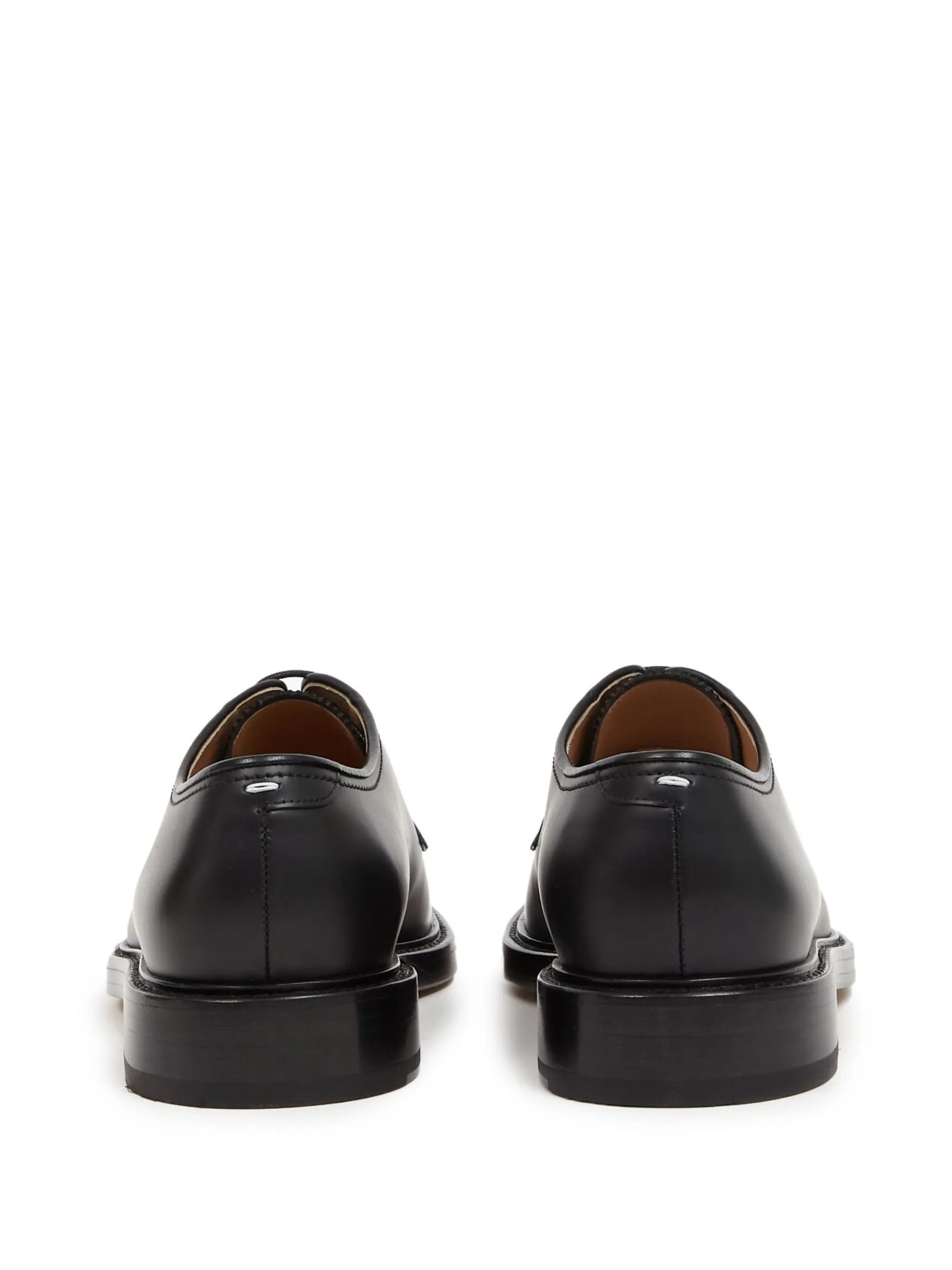Maison Margiela o1bcso1str0226 Tabi Lace-up Derby Shoes in Black Size US 10 / IT 40 - 3 Thumbnail