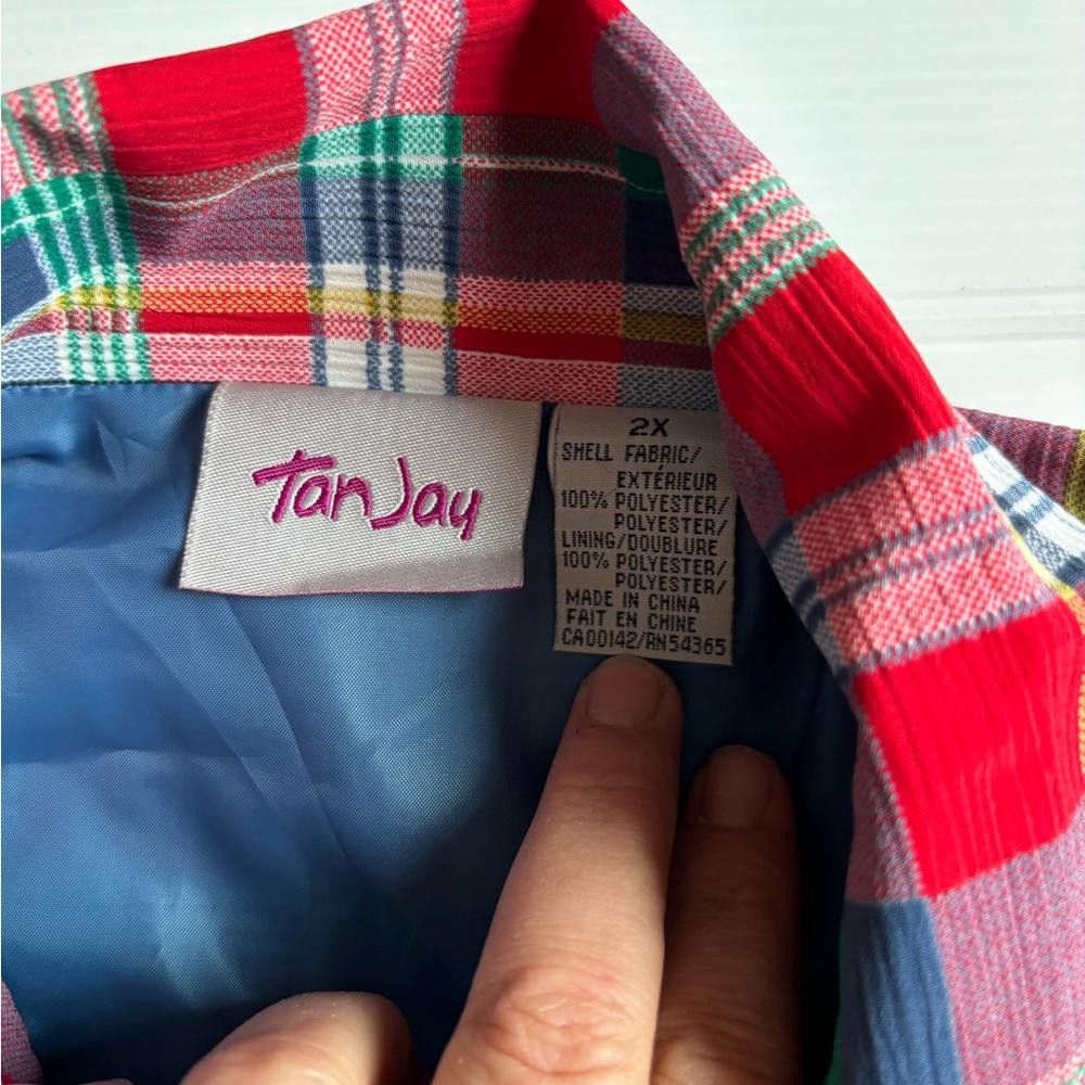 Designer Vintage Tan Jay Jacket Size XXL / US 16-18 / IT 52-54 - 5 Thumbnail