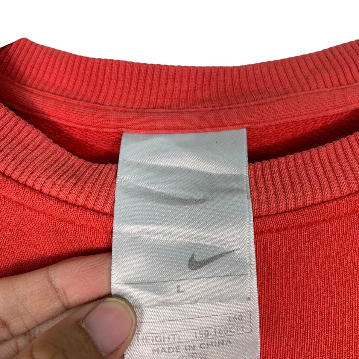 Nike NIKE Embroidery Center Swoosh Logo Sweatshirt #1185-C54 Size US L / EU 52-54 / 3 - 8 Thumbnail