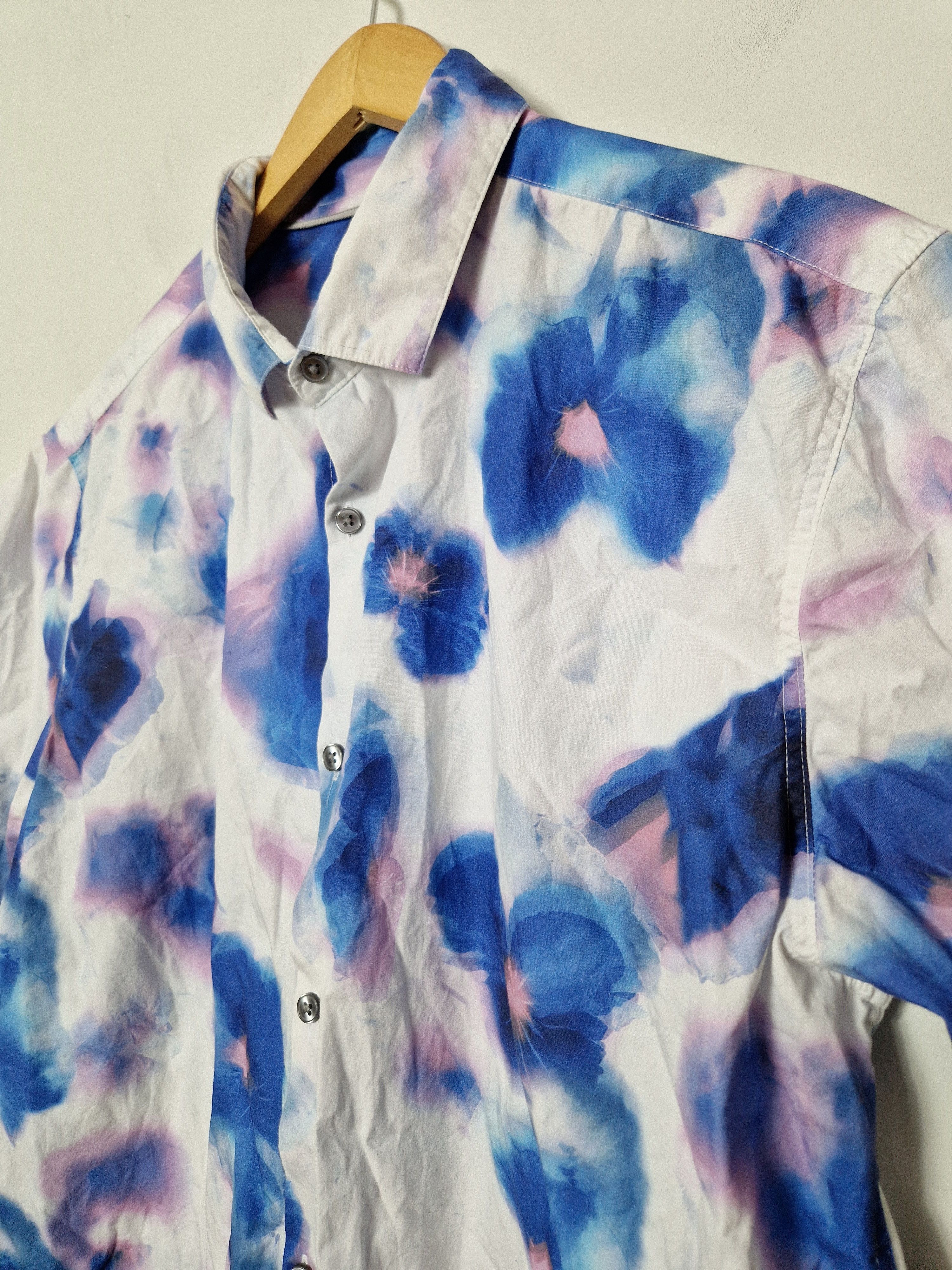 Vintage vintage crazy floral shirt hawaiian Size US L / EU 52-54 / 3 - 4 Thumbnail