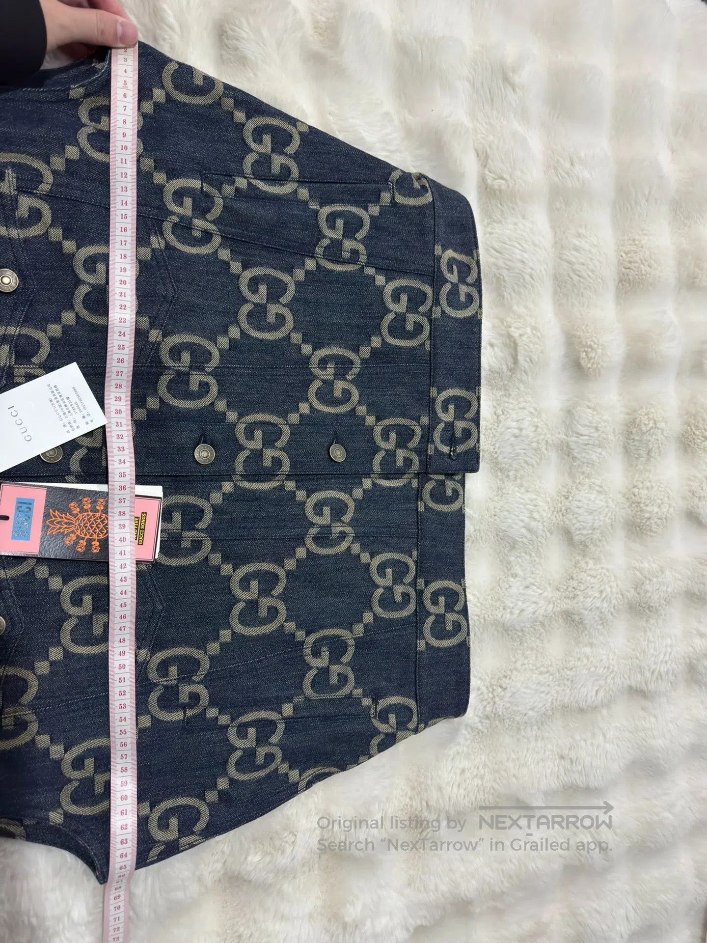 Gucci Guicci Printed Denim Jacket| Size US S / EU 44-46 / 1 - 8 Thumbnail