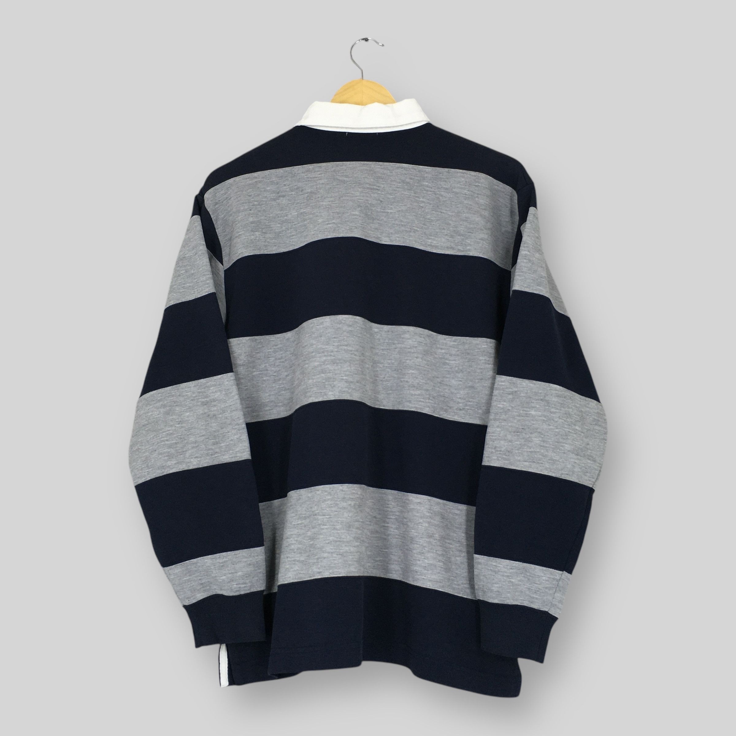 Solid & Striped × Vintage Vintage Thruxton Stripes Polo Rugby Shirt Large Size US L / EU 52-54 / 3 - 7 Thumbnail
