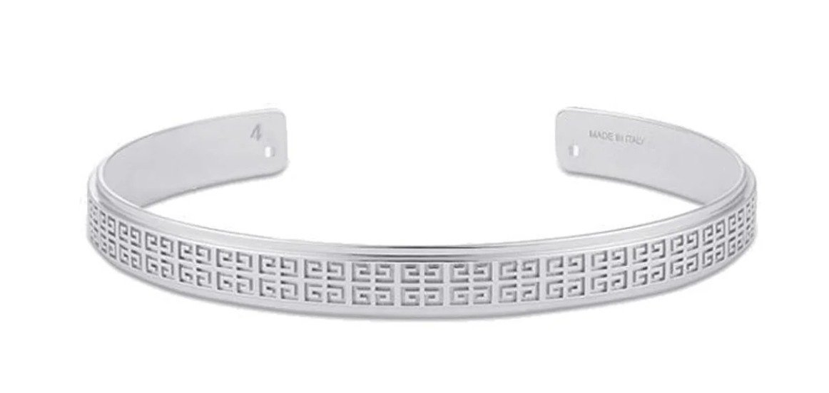 Givenchy (size IT 3) Givenchy Open Cuff 'Silver' 4g Bracelet Size ONE SIZE - 1 Preview