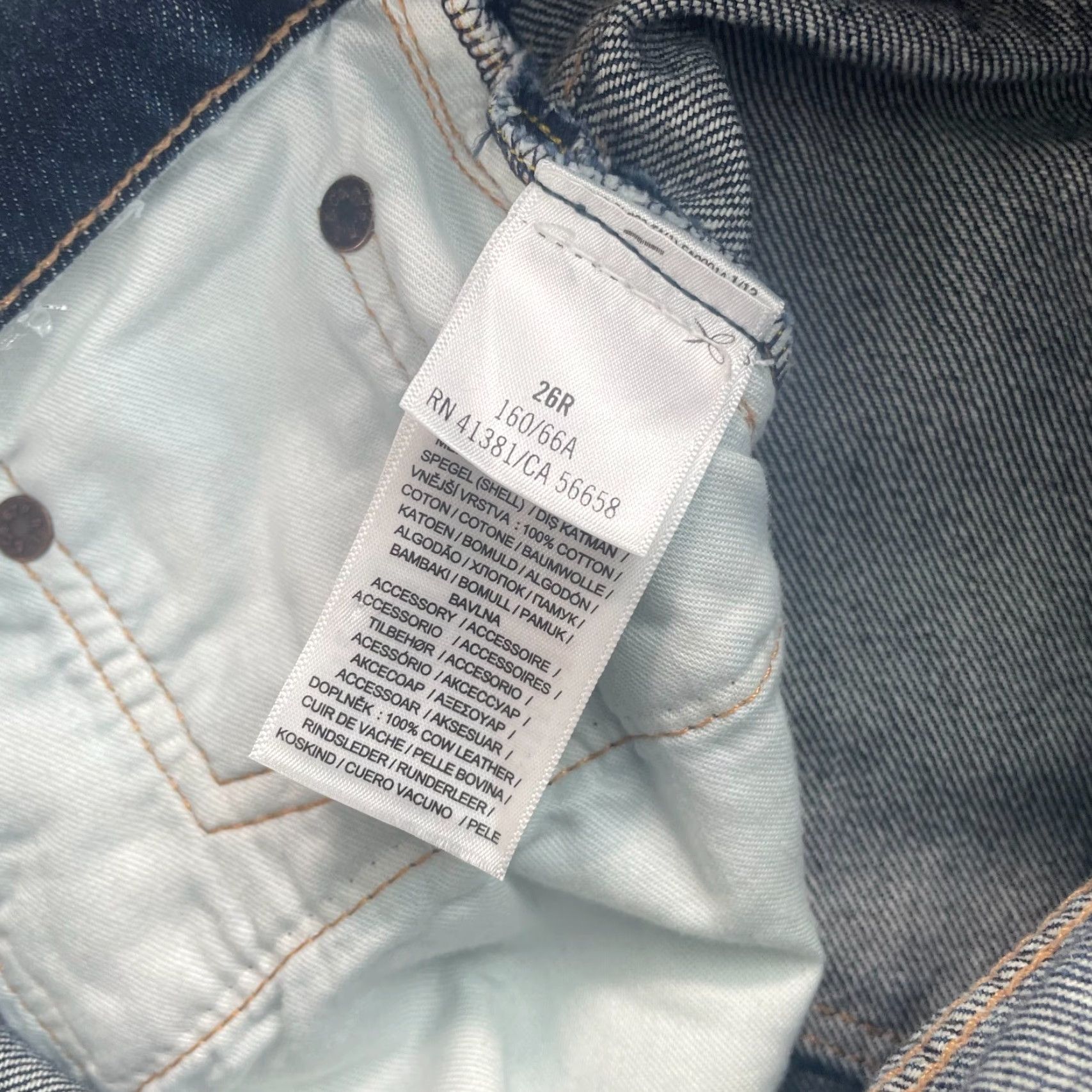 Polo Ralph Lauren Polo Ralph Lauren Jeans Women 26 High-Rise Wide-Leg 30in Blue Cotton Denim 5-Pocket Stretch Vintage: No Size 26" / US 2 / IT 38 - 4 Thumbnail