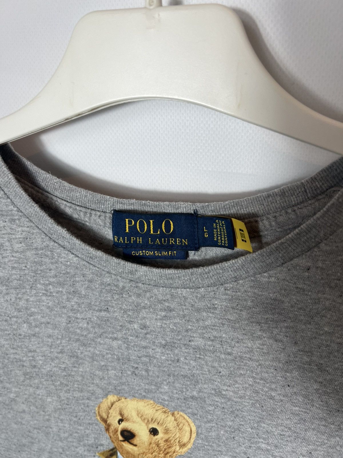 Polo Ralph Lauren Vintage streetwear y2k Polo Ralph Lauren Bear Logo T-shirt Size US L / EU 52-54 / 3 - 3 Thumbnail