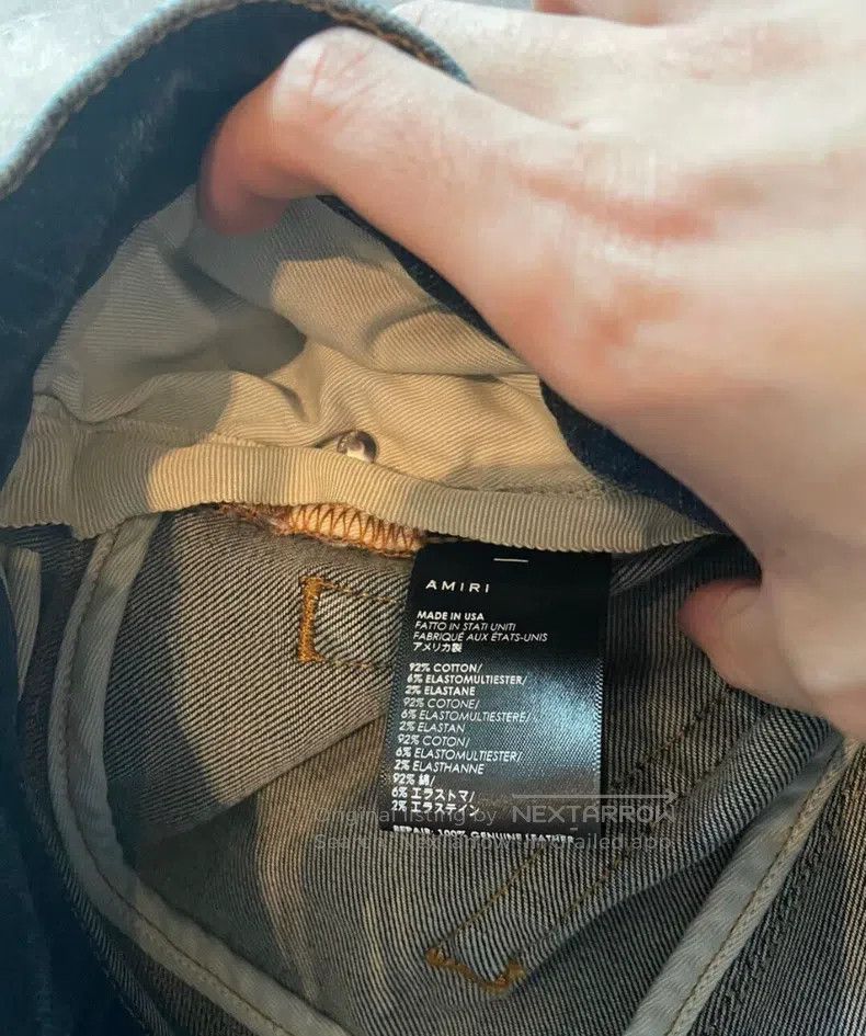Amiri Amiri Size 30 Phantom blue mx1 jeans Size US 30 / EU 46 - 5 Thumbnail