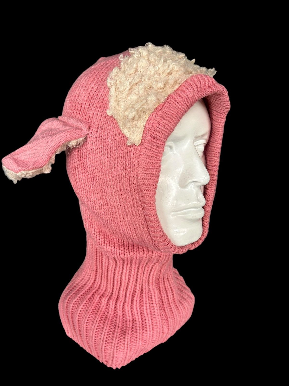 Japanese Brand × Kapital × Vintage Balaclava Masked Rare Knitt Beanie Hats ☠️ Size ONE SIZE - 2 Thumbnail