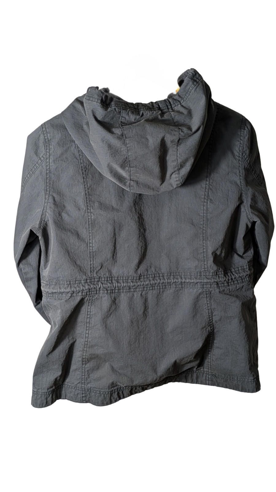 Old Navy Old Navy Canvas Jacket Hooded Gray - Large - Drawstring Size L / US 10 / IT 46 - 4 Thumbnail