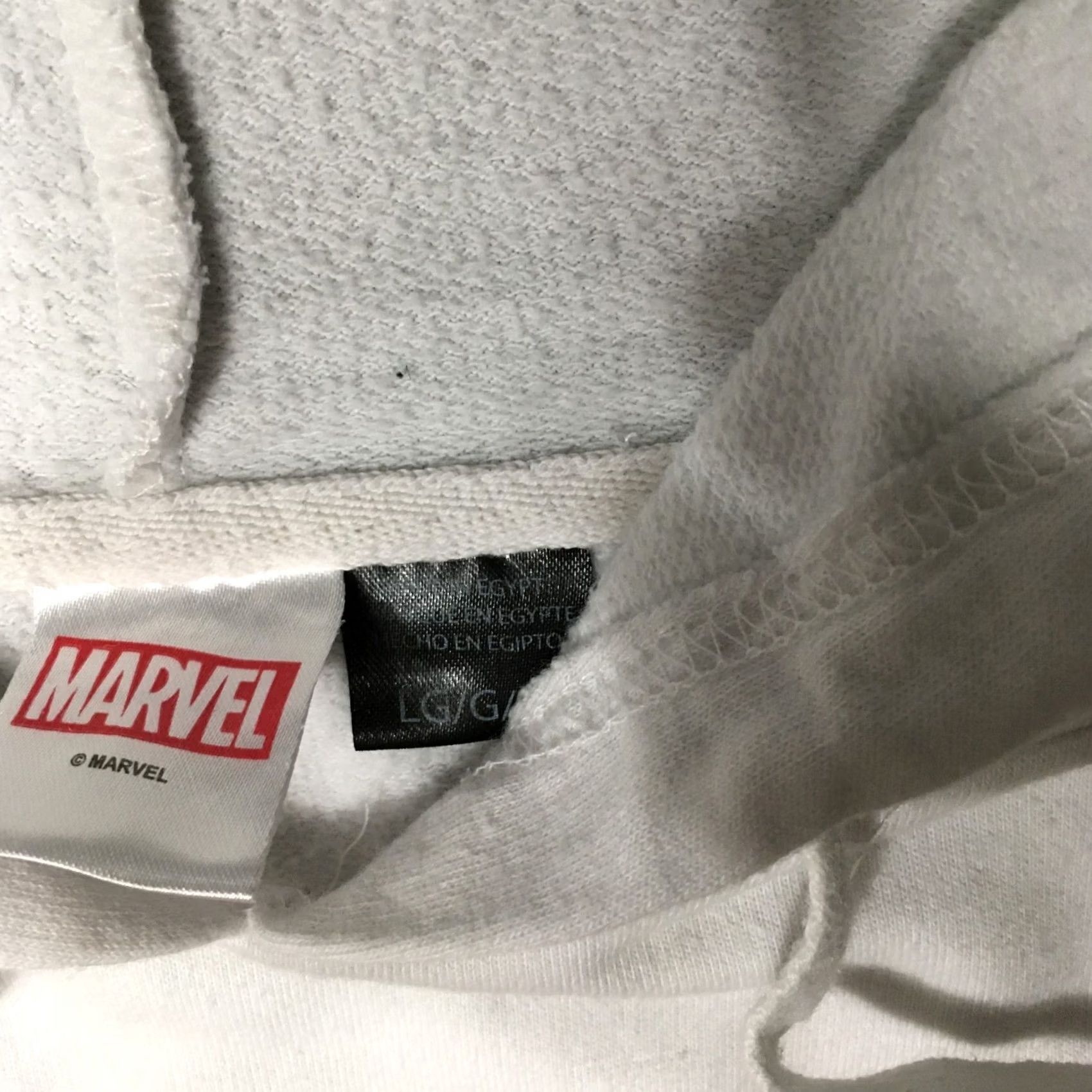 Vintage Marvel Comics Sweatshirt Hoodie Mens Large Long Sleeve Graphic White Size US L / EU 52-54 / 3 - 3 Thumbnail