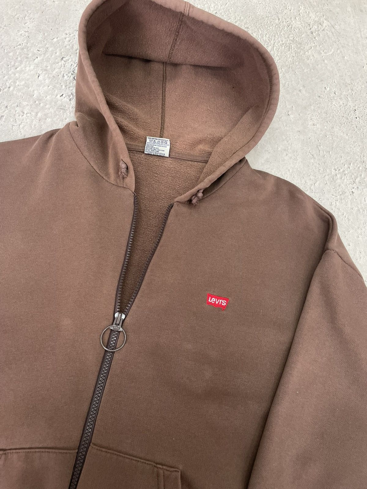 Levi's Brown Levis vintage 90s boxy oversized hoodie Size US L / EU 52-54 / 3 - 4 Thumbnail