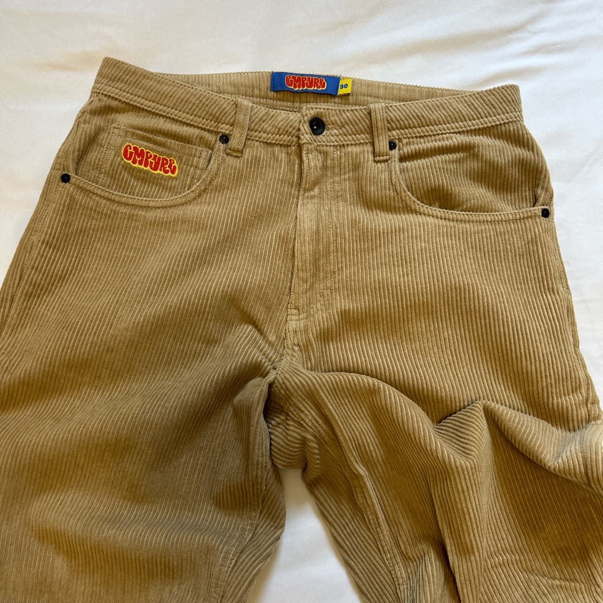 Empyre Empyre Khaki Corduroy Loose Fit Pants 30x30 Size US 30 / EU 46 - 2 Thumbnail