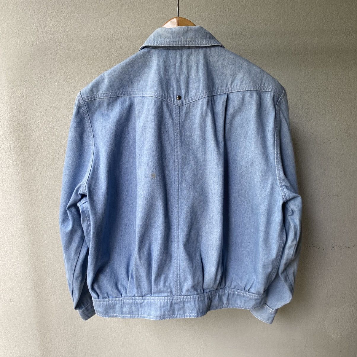 Thierry Mugler Thierry Mugler Light Blue Denim Jacket with Stud Details Size M / US 6-8 / IT 42-44 - 2 Thumbnail