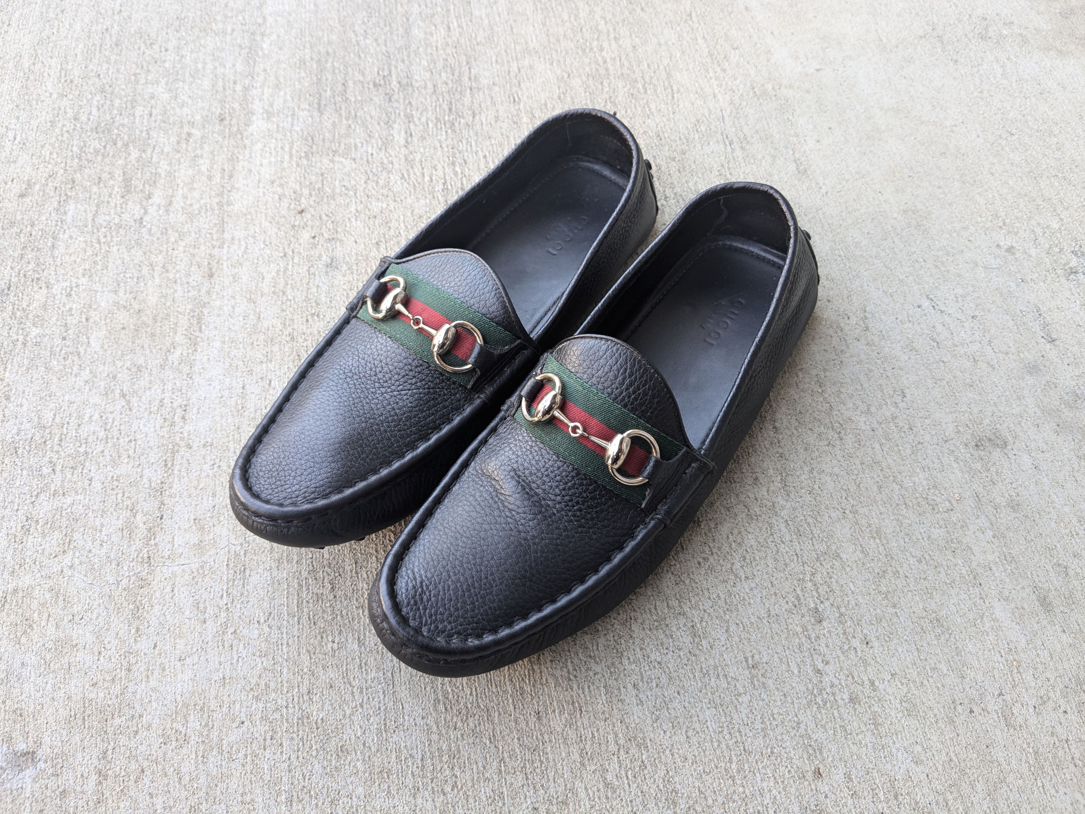 Gucci by Tom Ford 1997 Brown Velour Monogram Loafers