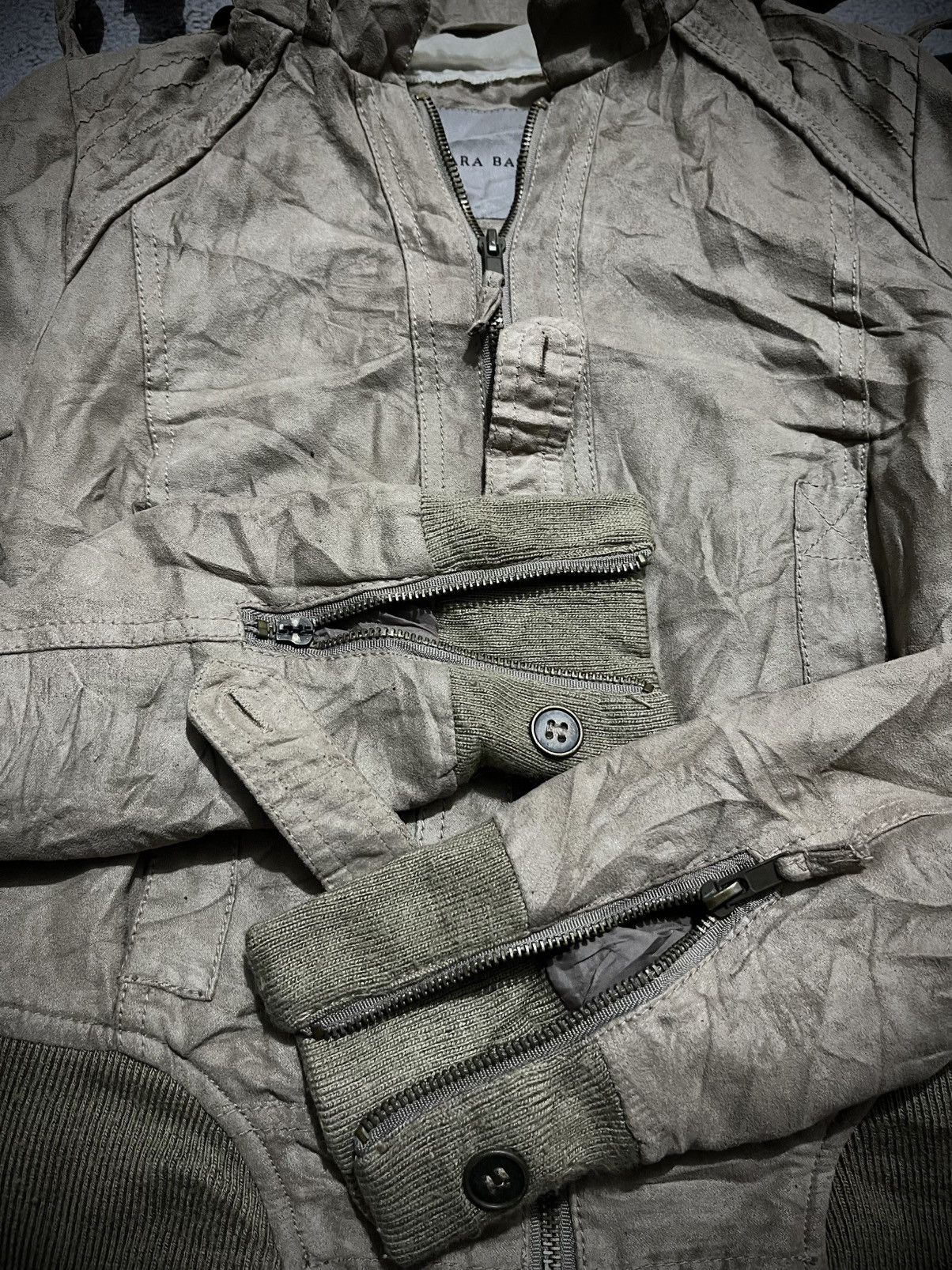 Zara Vintage Zara Suede Jacket Size US S / EU 44-46 / 1 - 3 Thumbnail