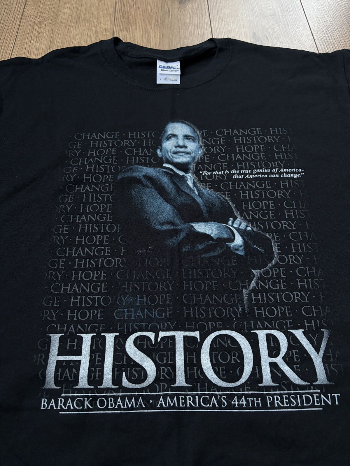Band Tees Barack Obama 44th President USA T-shirt Size US L / EU 52-54 / 3 - 3 Thumbnail