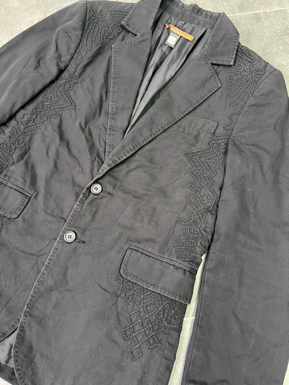 Cavalli Class Roberto Cavalli Embroidered Blazer Jacket Size US L / EU 52-54 / 3 - 5 Thumbnail