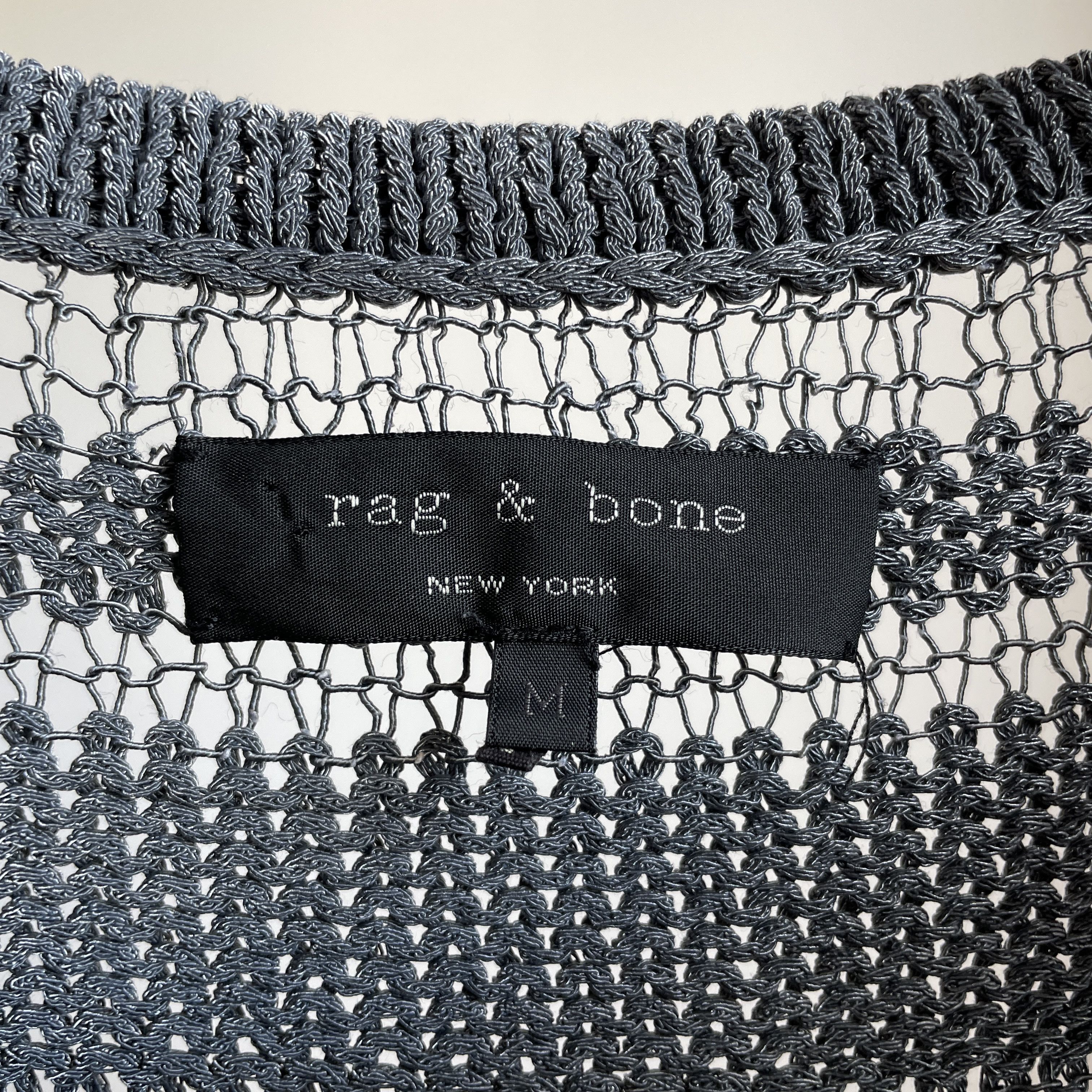 Rag & Bone Rag & Bone Womens Mesh Crochet Chain-Link Sweater Size M / US 6-8 / IT 42-44 - 14 Thumbnail