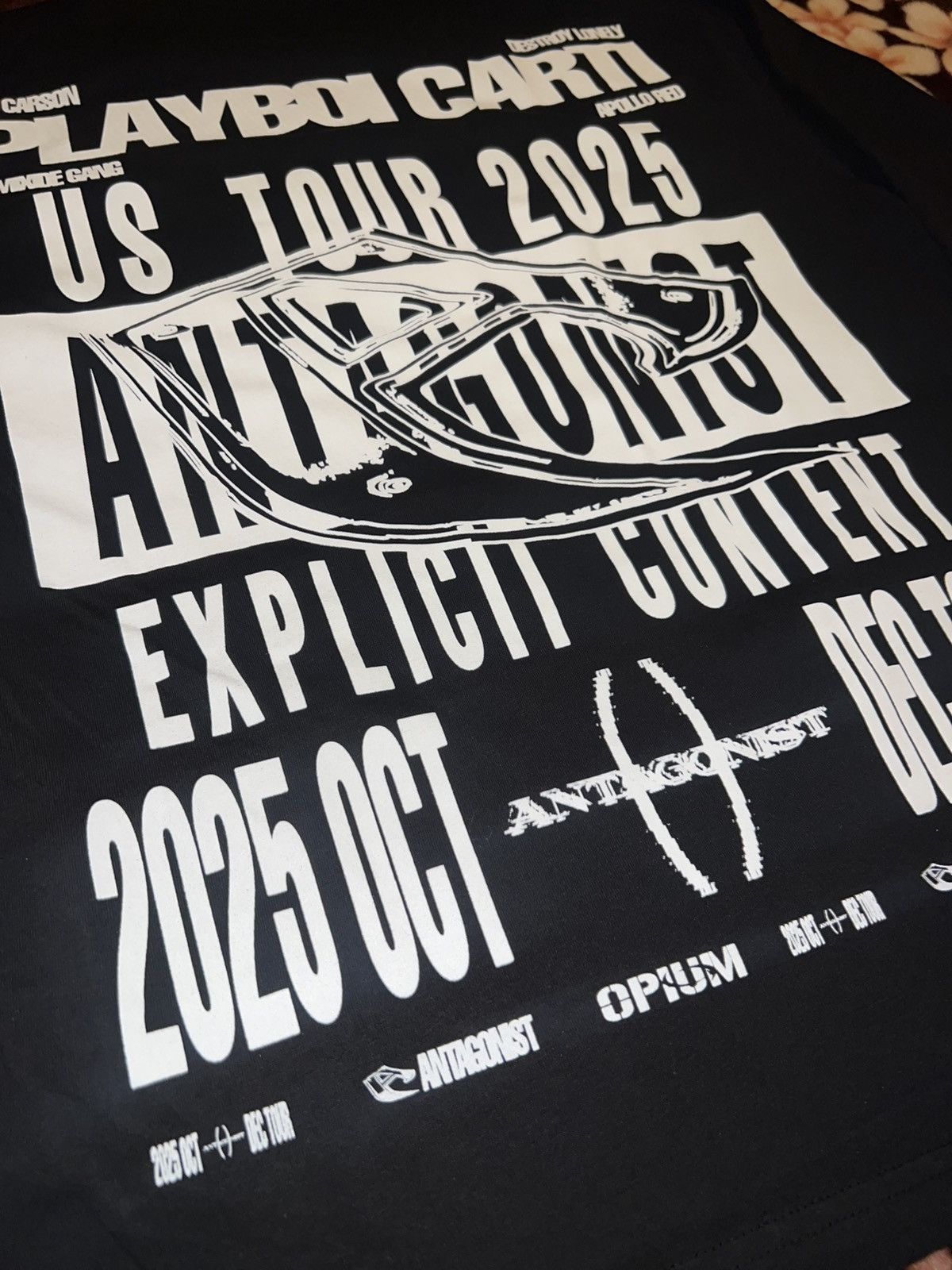 Playboi Carti Playboi Carti Antagonist Tour Opium Label L/S Size XL Size US XL / EU 56 / 4 - 2 Thumbnail