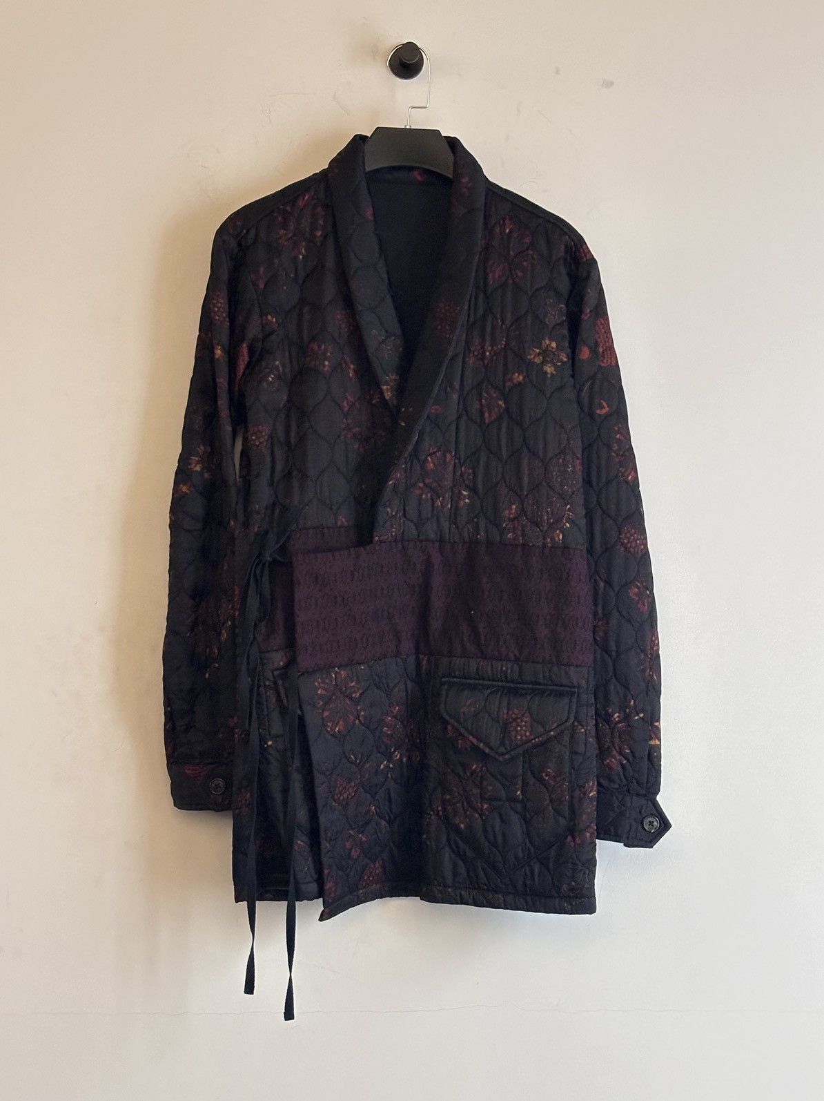 Dries Van Noten Dries Van Noten | AW2015 Asymmetric-Wrap Belted Suit Jacket Size US S / EU 44-46 / 1 - 1 Thumbnail