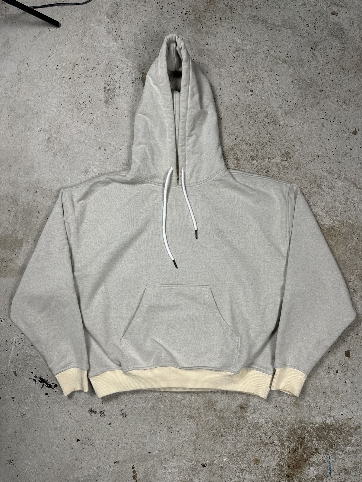 Other Vintage Y2K Blank Boxy Fit Heavyweight Hoodie Sweatshirt Size US M / EU 48-50 / 2 - 1 Thumbnail