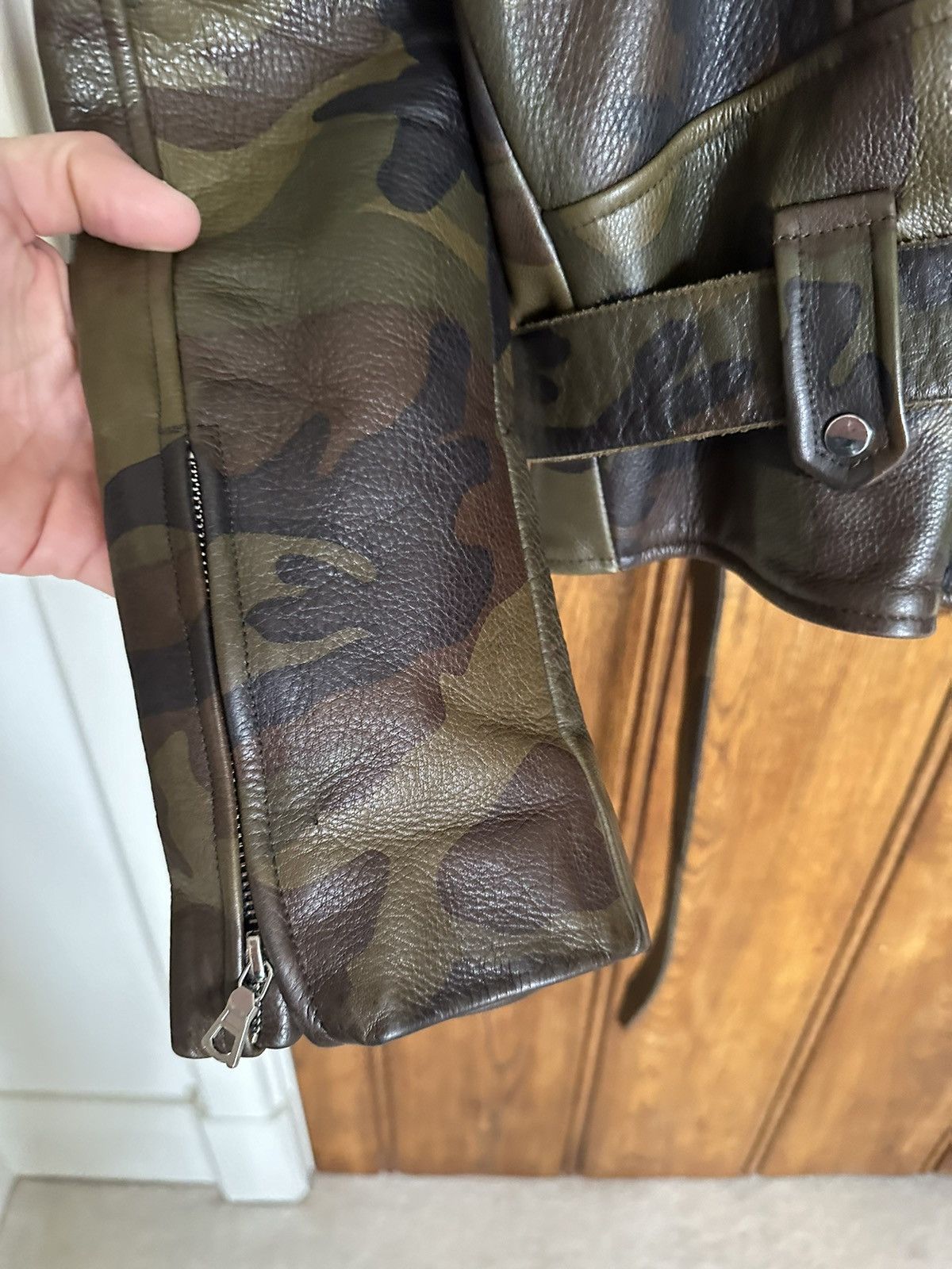 Pyer Moss The grail Pyer Moss camouflage camo biker leather jacket XL Size US XL / EU 56 / 4 - 20 Thumbnail