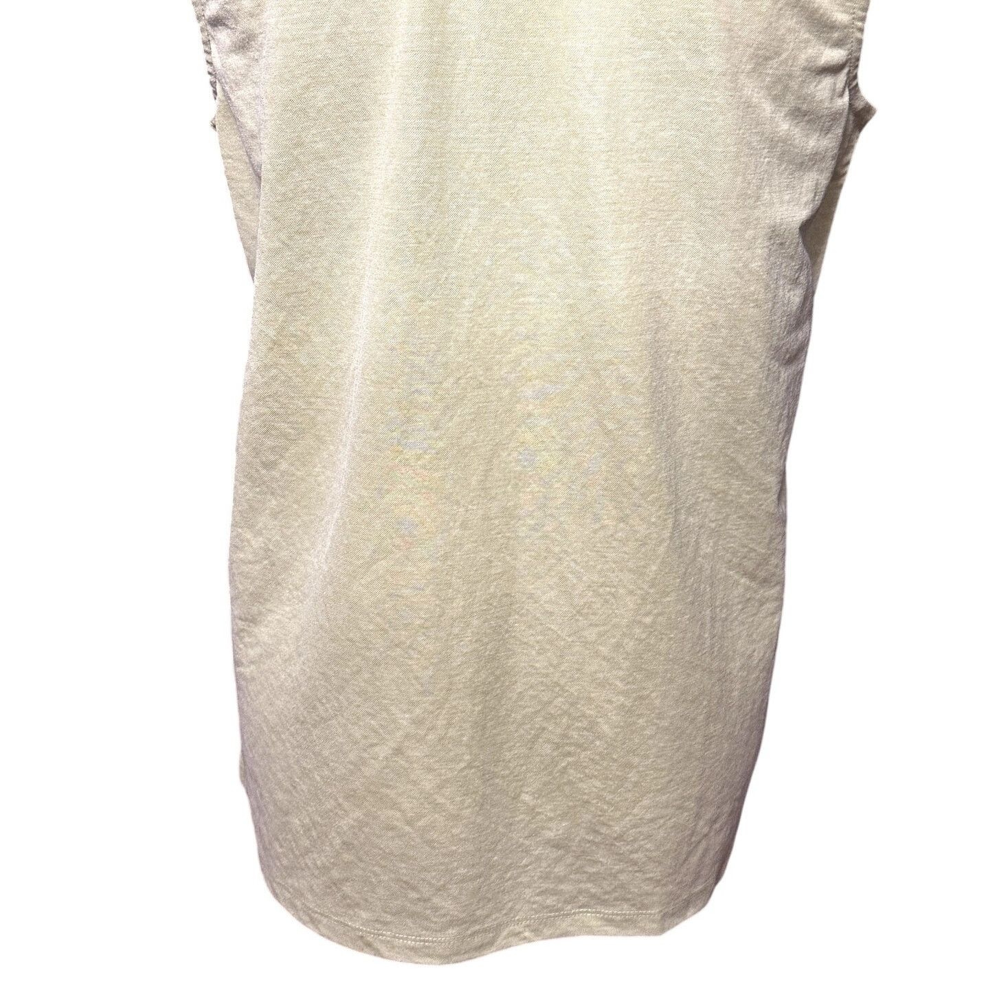 Jones New York Jones New York Sleeveless Tank Top Placket Yellow Green W M Size M / US 6-8 / IT 42-44 - 7 Thumbnail