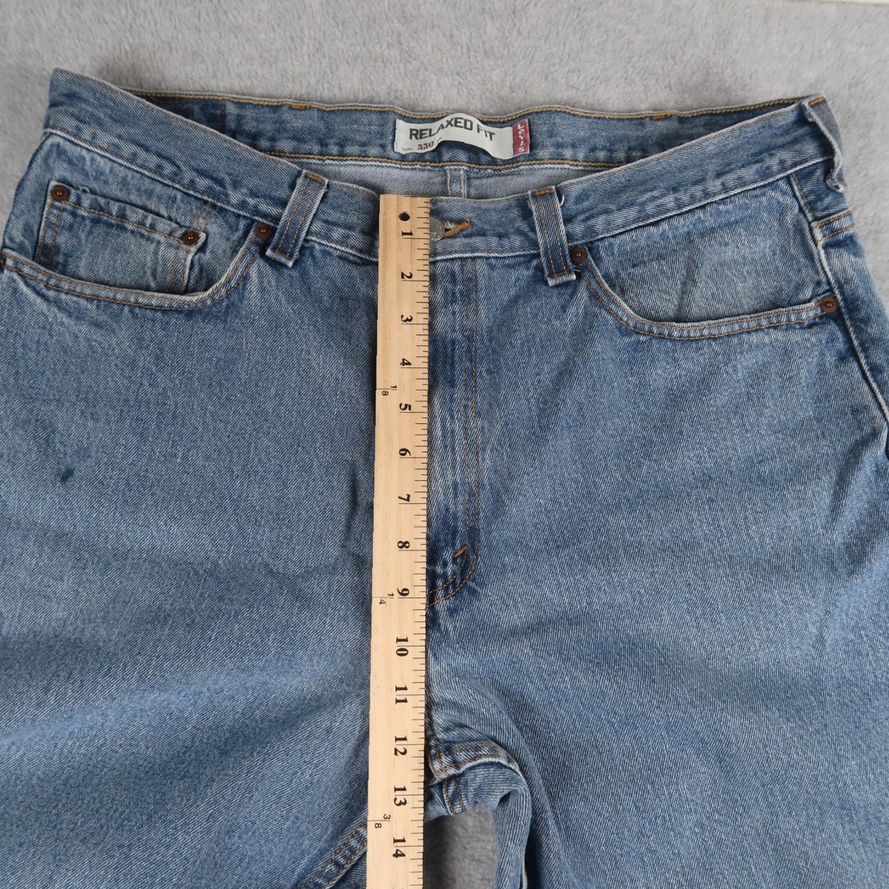 Levi's VINTAGE Levi's 550 Jeans - Denim - Adult Men - 38 Regular - Blue - Relaxed Fit - 5-Pocket - Zip Closure - USA Theme - 2000s Size US 38 / EU 54 - 6 Thumbnail