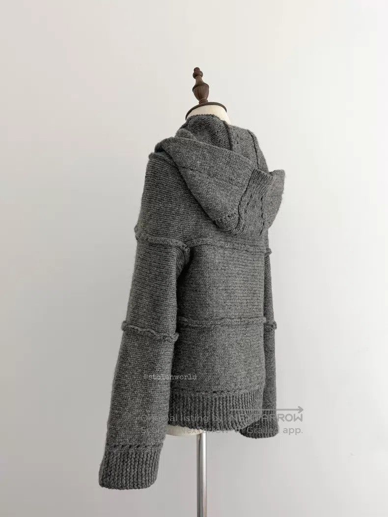 Comme des Garcons Comme Des Garcons size F Chunky Gold Button Hooded Jacket Size XS / US 0-2 / IT 36-38 - 6 Thumbnail
