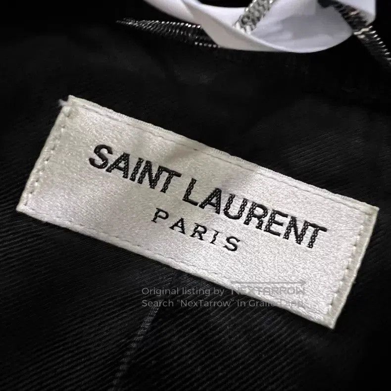 Saint Laurent Paris Saint Laurent Paris Black and White Baseball Jacket i Size US S / EU 44-46 / 1 - 4 Thumbnail