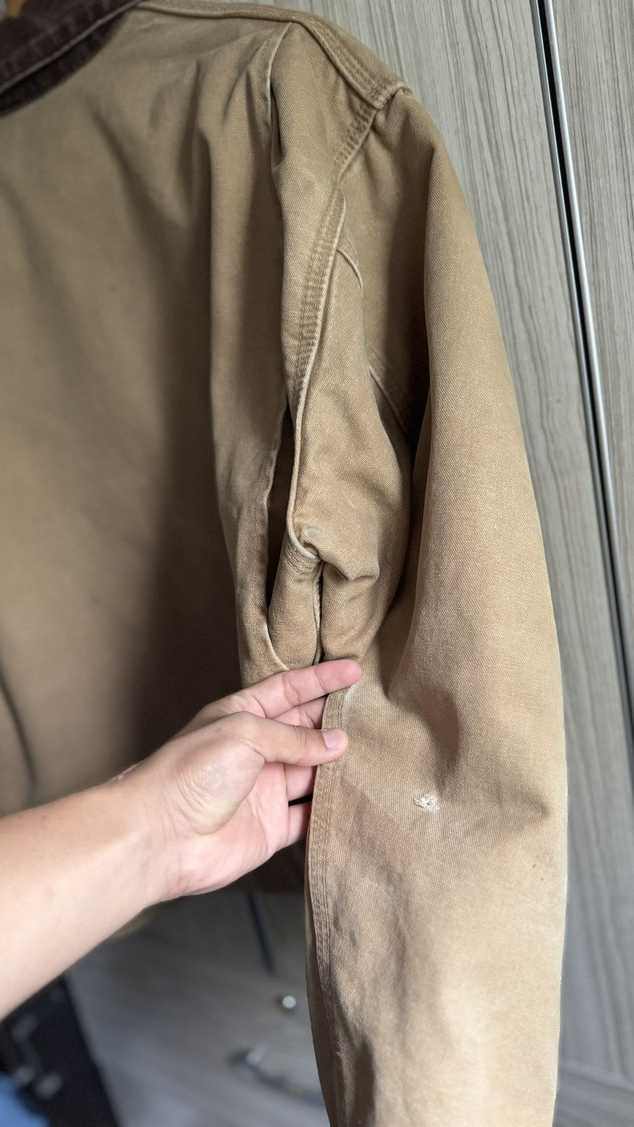 Vintage Vintage Carhartt Detroit Jacket J97 CML Size US XXL / EU 58 / 5 - 10 Thumbnail