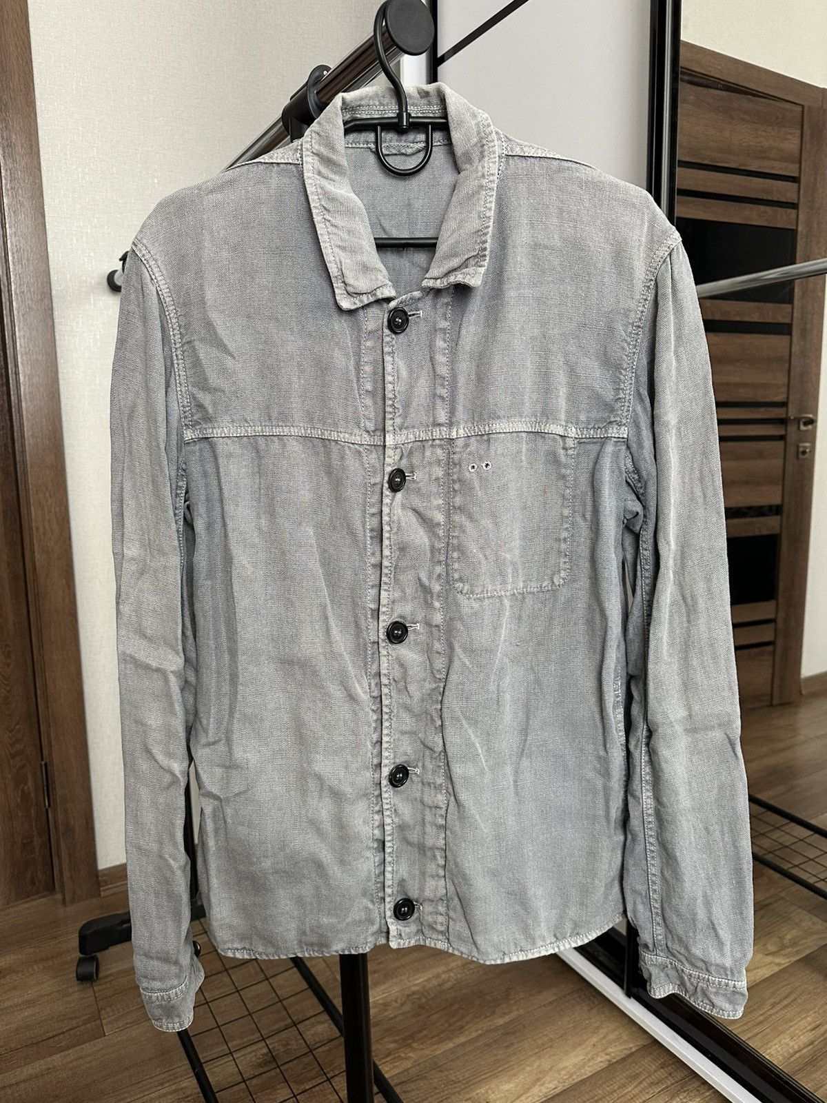 Prada SS 2001 Prada Shirt Overshirt Button Up Long Sleeve Vintage Size US S / EU 44-46 / 1 - 2 Thumbnail