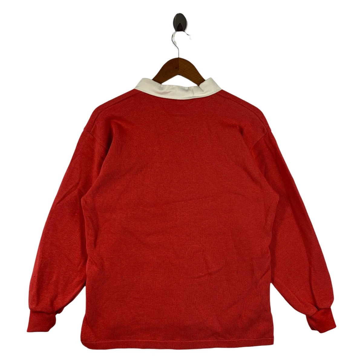 Other Vintage MISTER U rugby long sleeve polo tee Size US L / EU 52-54 / 3 - 4 Thumbnail