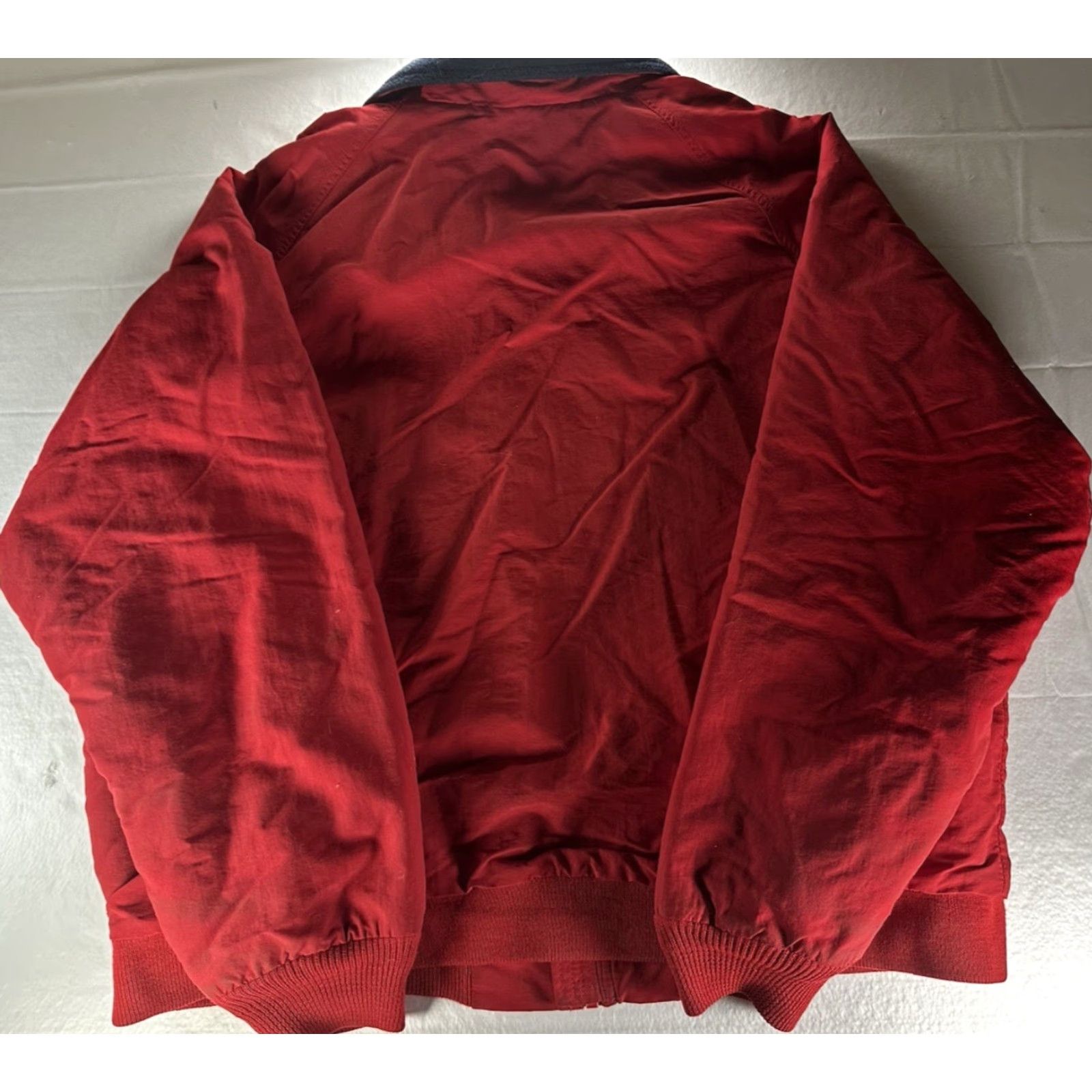 Lands' End VINTAGE Lands End Squall Jacket Mens XL Red 90s Fleece Lined Thrashed USA Size US XL / EU 56 / 4 - 2 Thumbnail