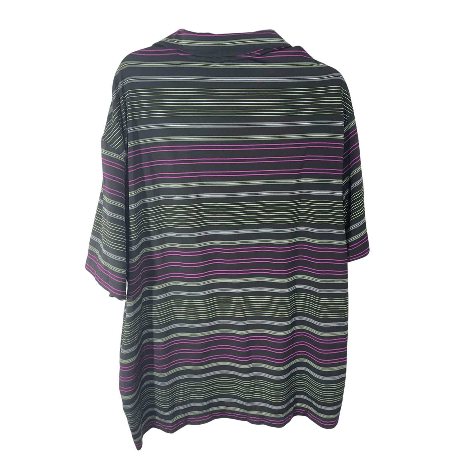 Nike Inverted Nike Golf Men's Striped Front Button Sports 2XL Size US XXL / EU 58 / 5 - 3 Thumbnail