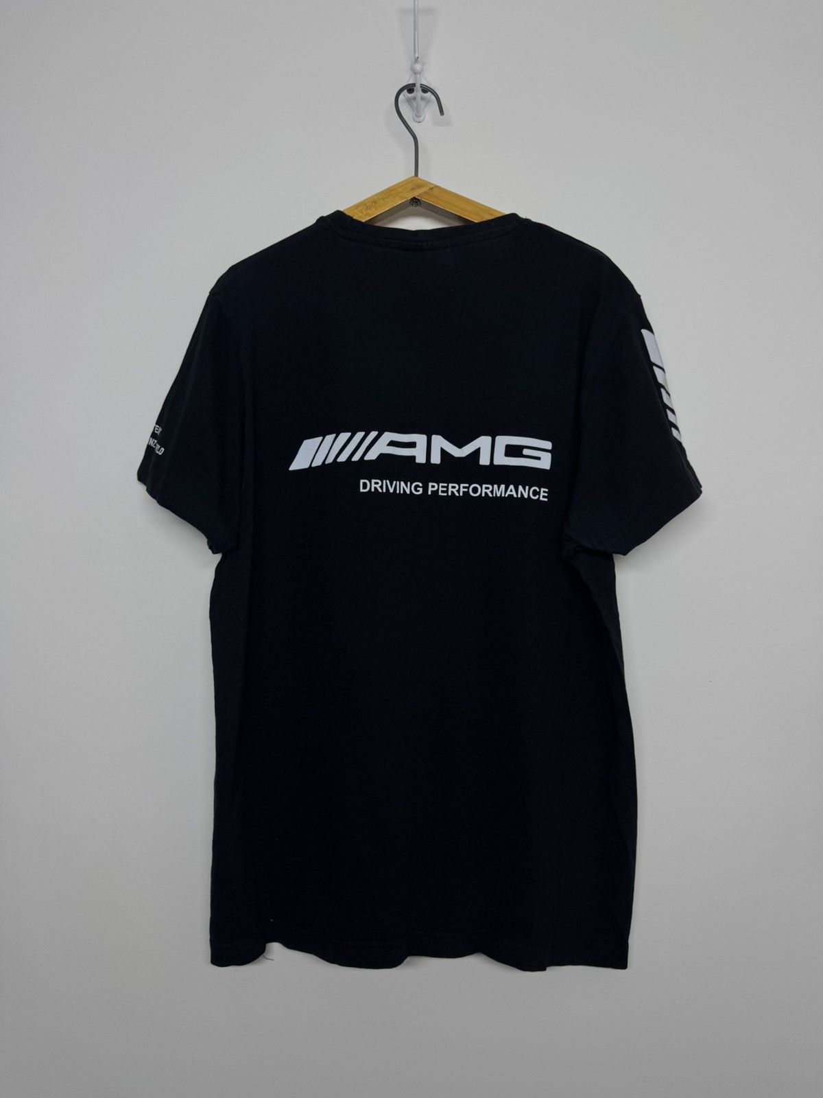 Clique Vintage Mercedes Benz Embroidered AMG logo t-shirt Size US L / EU 52-54 / 3 - 2 Thumbnail