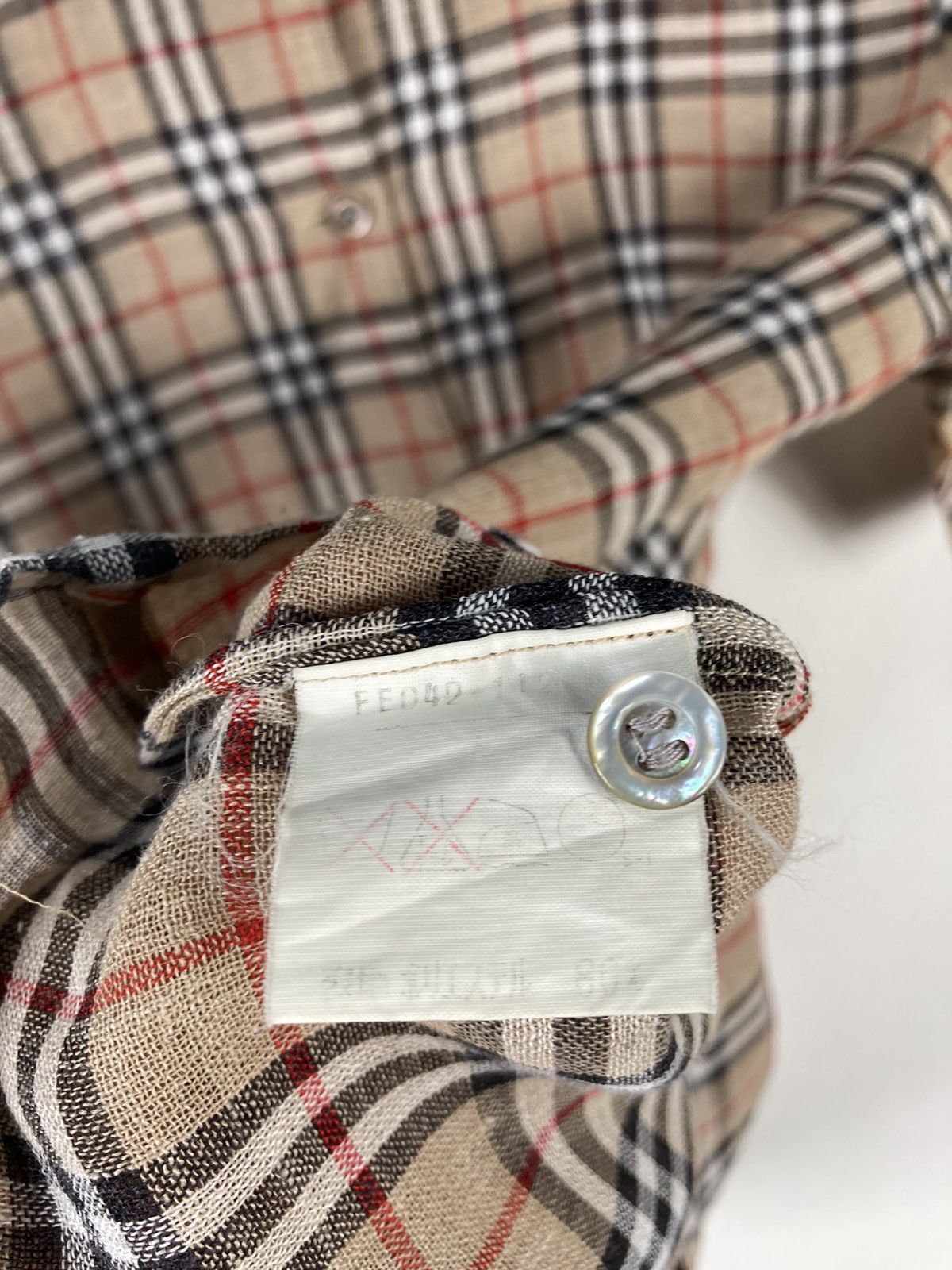 Burberry Vintage Burberrys London England Nova Check Formal Shirt Size M / US 6-8 / IT 42-44 - 5 Thumbnail