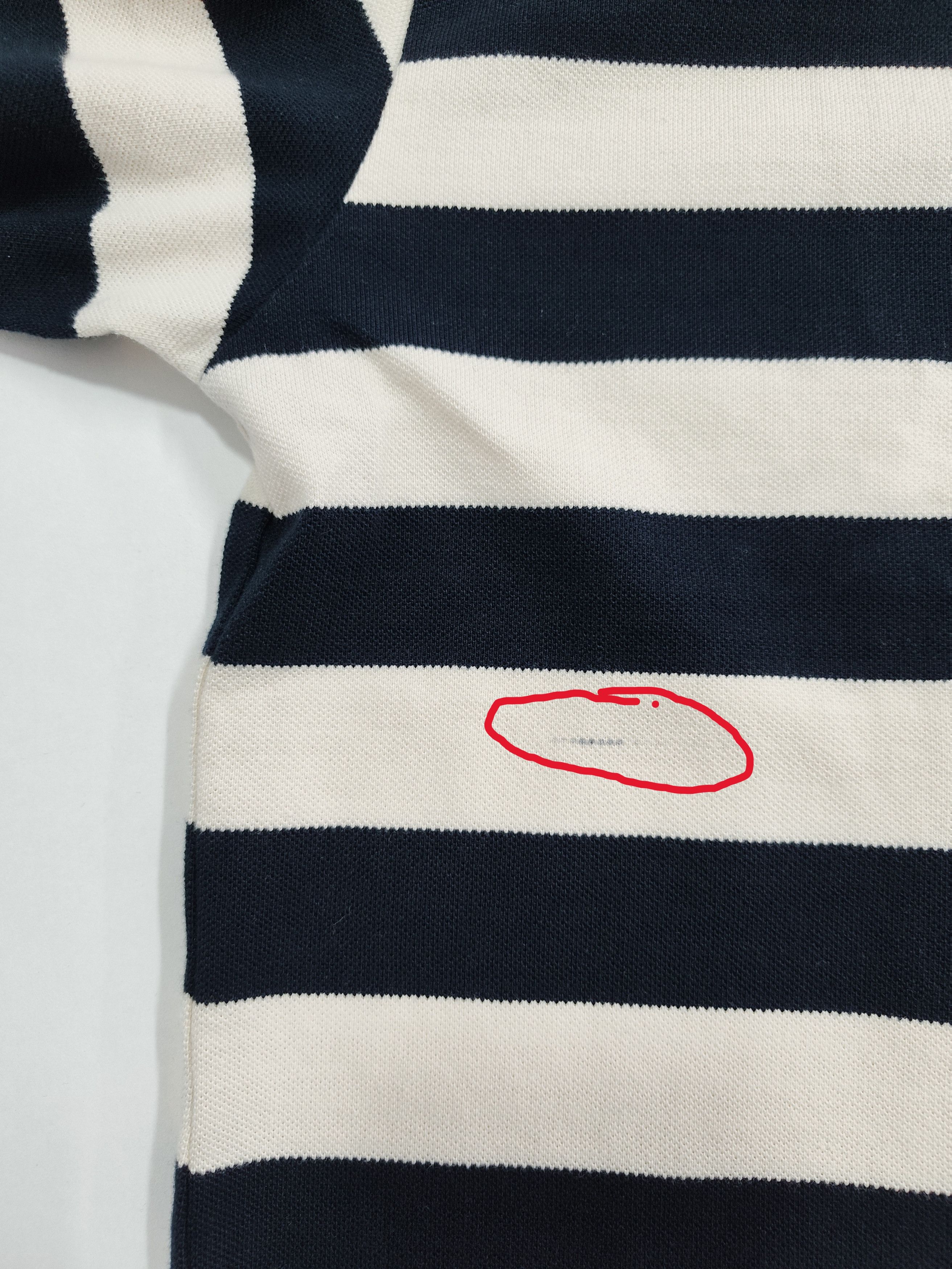 Brain Dead Brain dead x A.P.C. "Striped Pique Polo" Size US L / EU 52-54 / 3 - 7 Thumbnail
