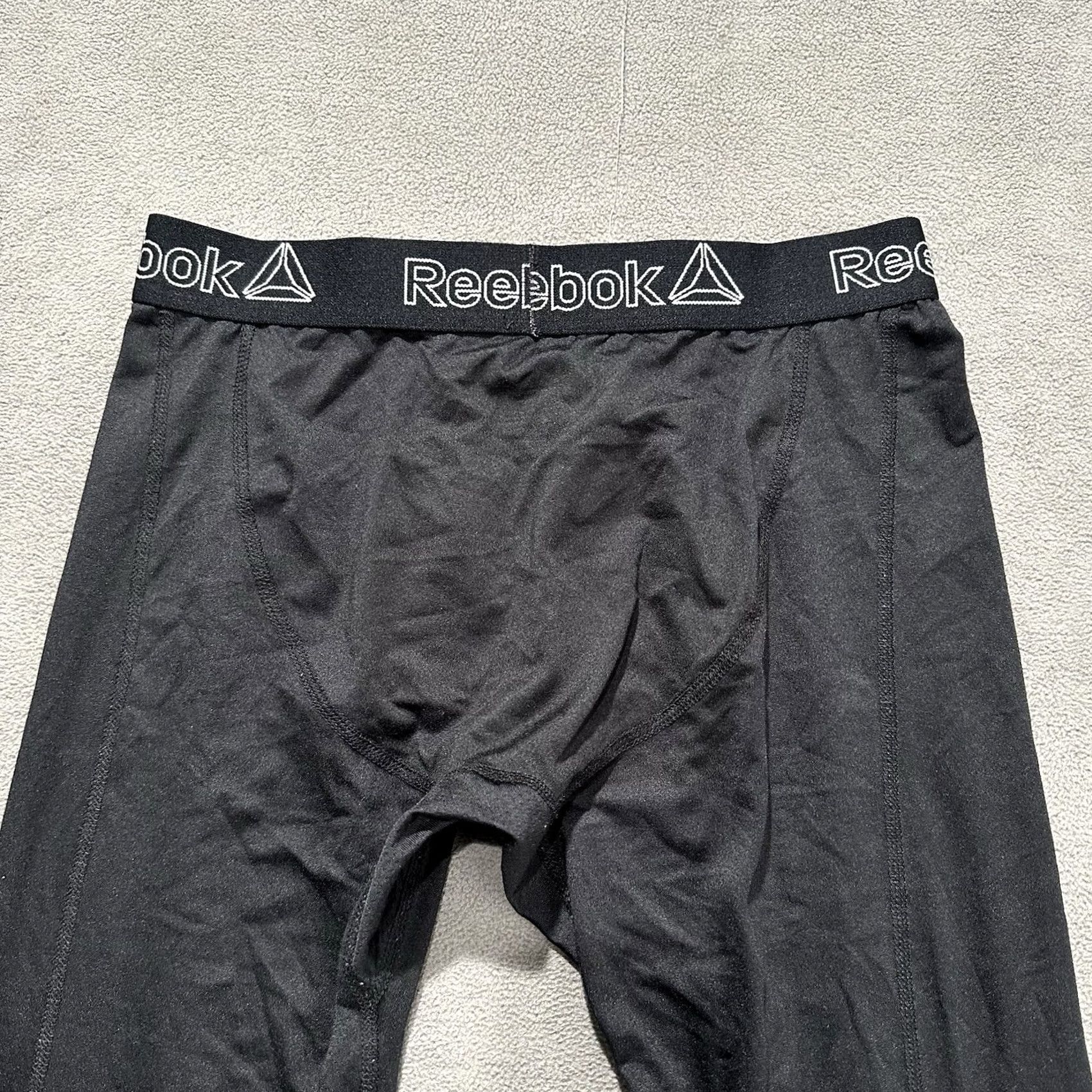 Reebok Reebok Pants Mens Small Black Warm Performance Base Layer Thermal Pro-Series EUC Size US 29 - 4 Thumbnail