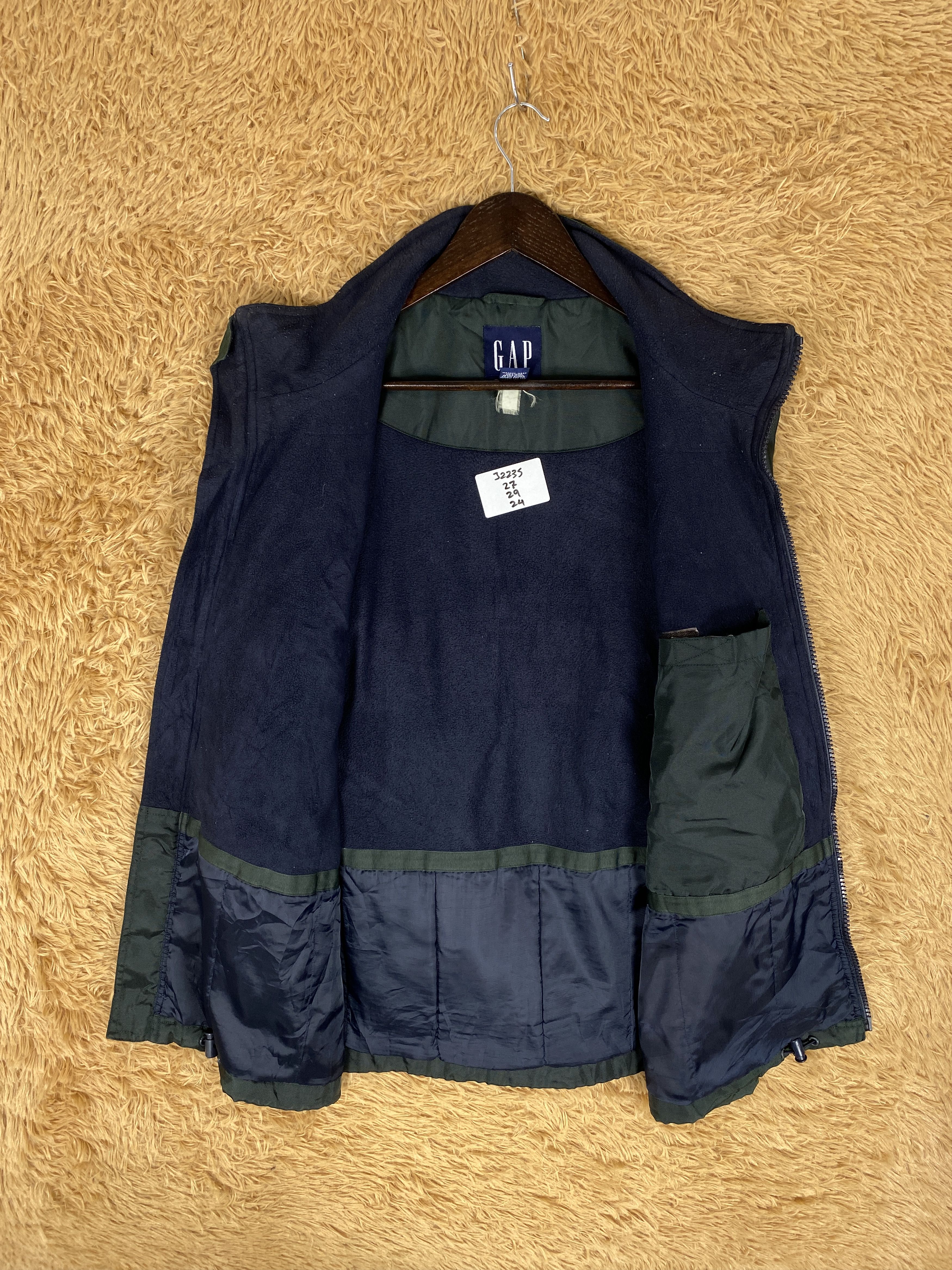 Gap Vintage Gap Fleece Lining Jacket J2235 Size US L / EU 52-54 / 3 - 7 Thumbnail