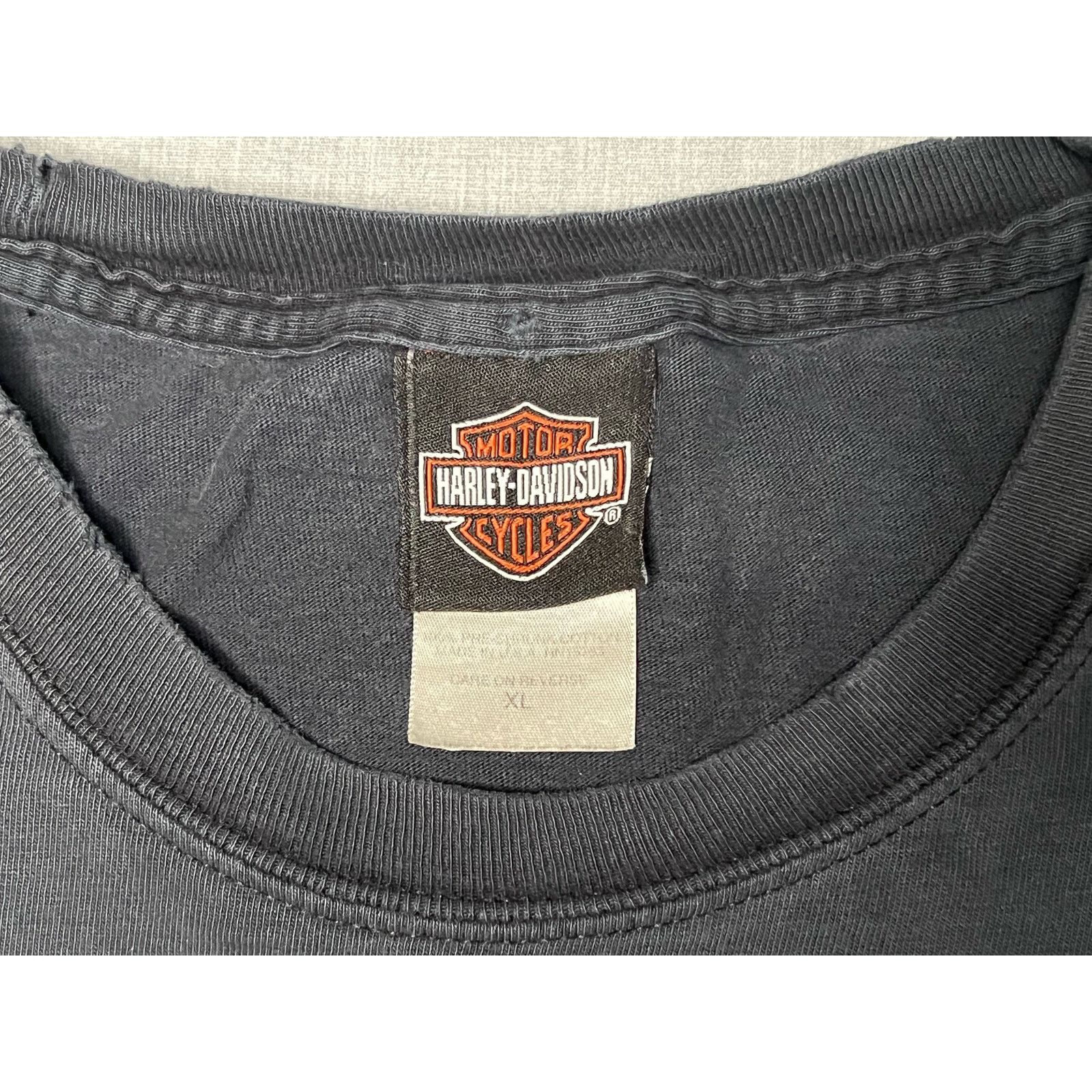 Harley Davidson Harley Davidson Tallahassee Florida Skull T-shirt XL Size US XL / EU 56 / 4 - 3 Thumbnail