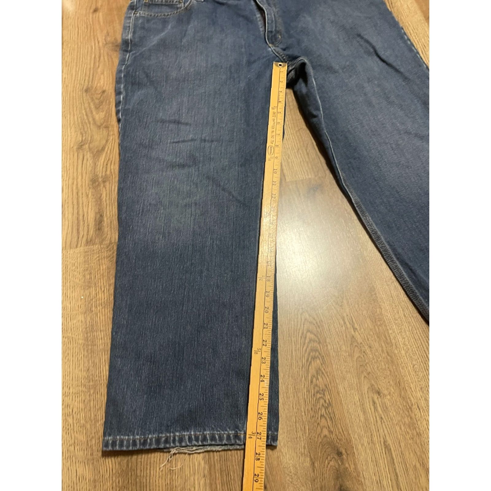 Carhartt Carhartt Jeans Mens 42x28 Blue Denim Straight Leg Relaxed Fit Jeans Size US 42 / EU 58 - 7 Thumbnail