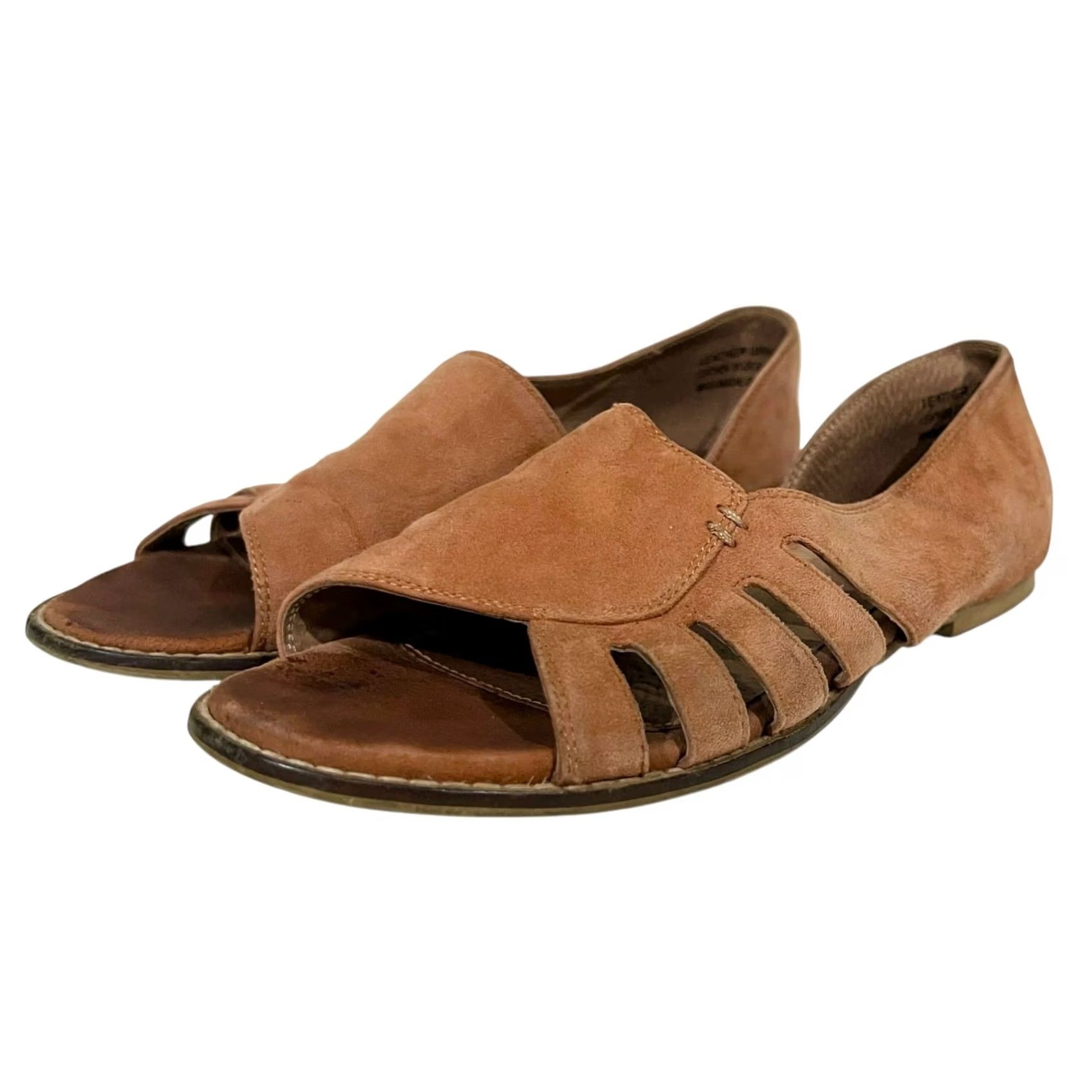 Seychelles Seychelles Radiant Flats Suede Sandals Slip On Women’s Sz 7 Pink Terracotta/Coral Sandals Flats Size US 7 / IT 37 - 5 Thumbnail