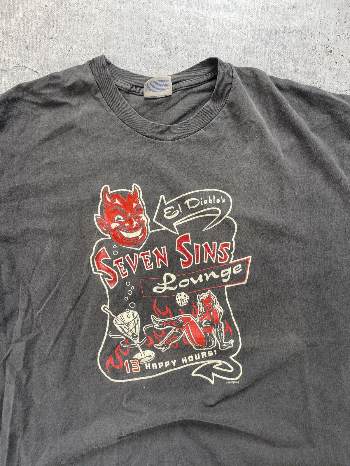 Band Tees El diablo Mexico skull humor tee streetwear rock hype rare Size US XL / EU 56 / 4 - 3 Thumbnail